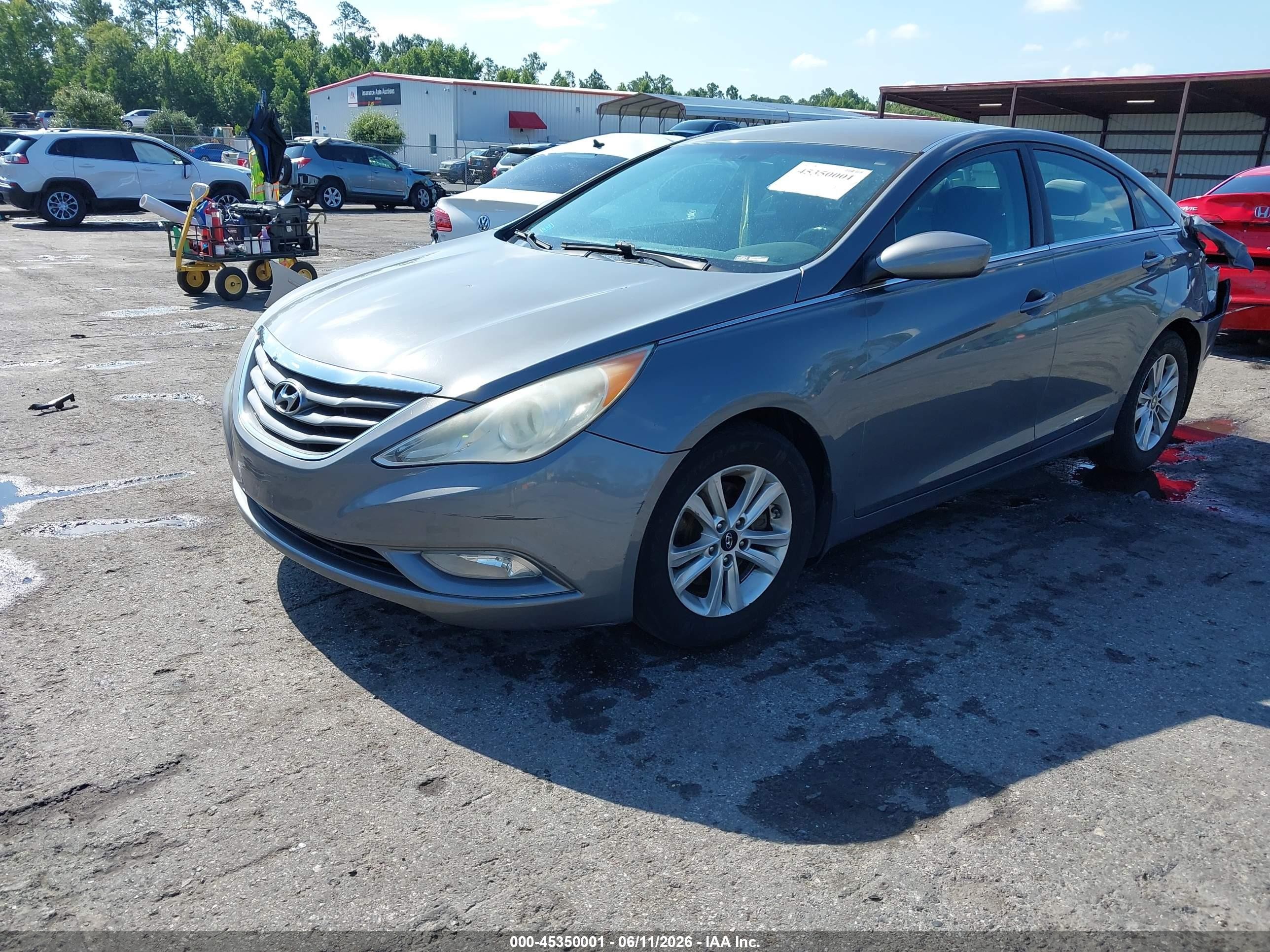 2013 Hyundai Sonata Gls Gray vin: 5NPEB4ACXDH709138