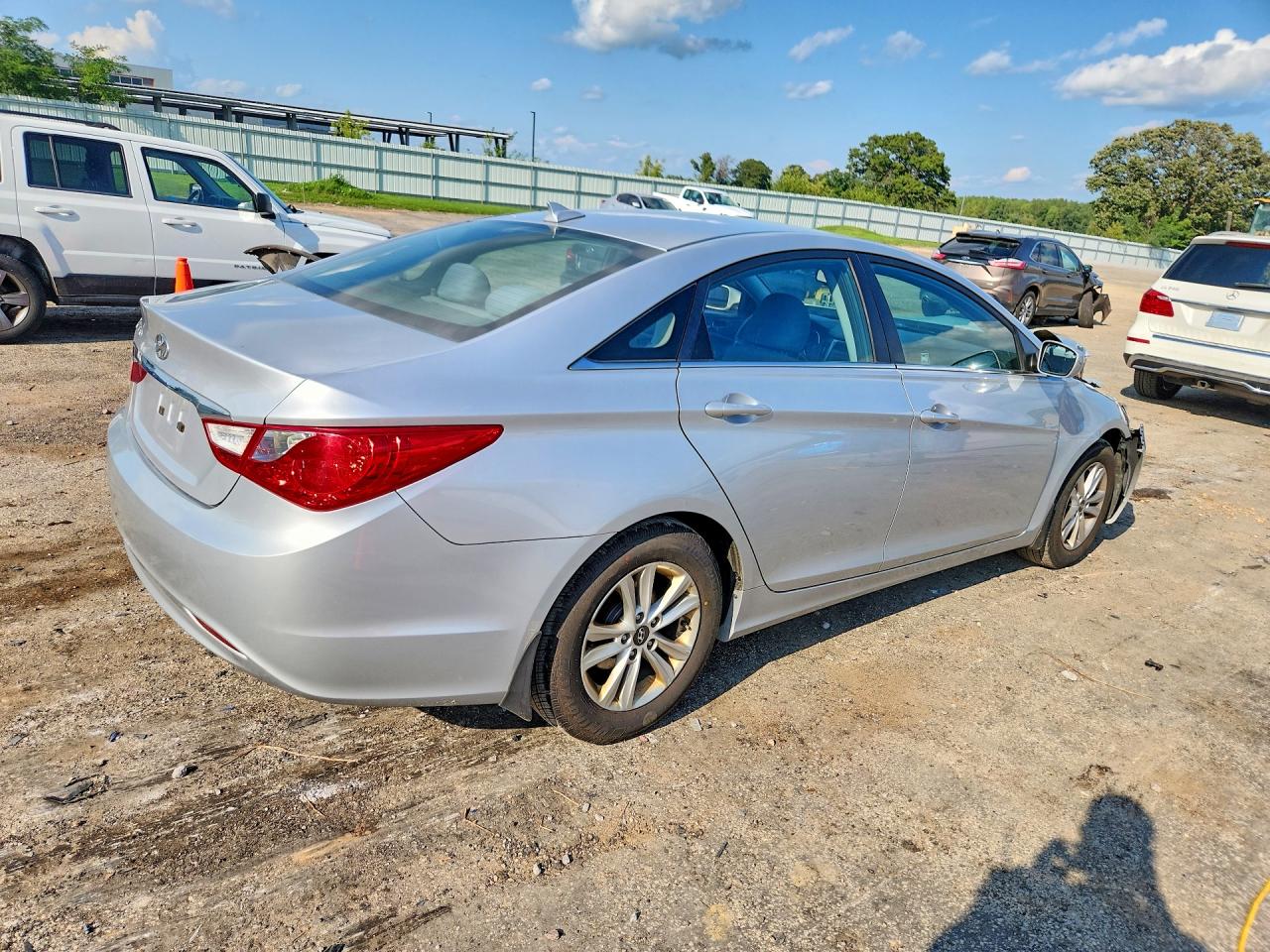 2013 Hyundai Sonata Gls Silver vin: 5NPEB4ACXDH714517