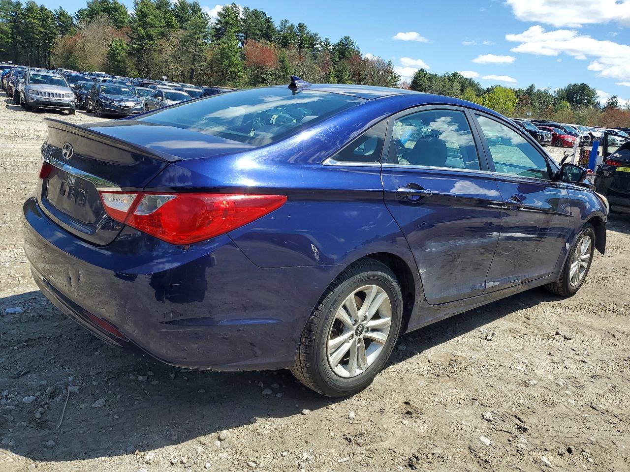 2013 Hyundai Sonata Gls Blue vin: 5NPEB4ACXDH720690