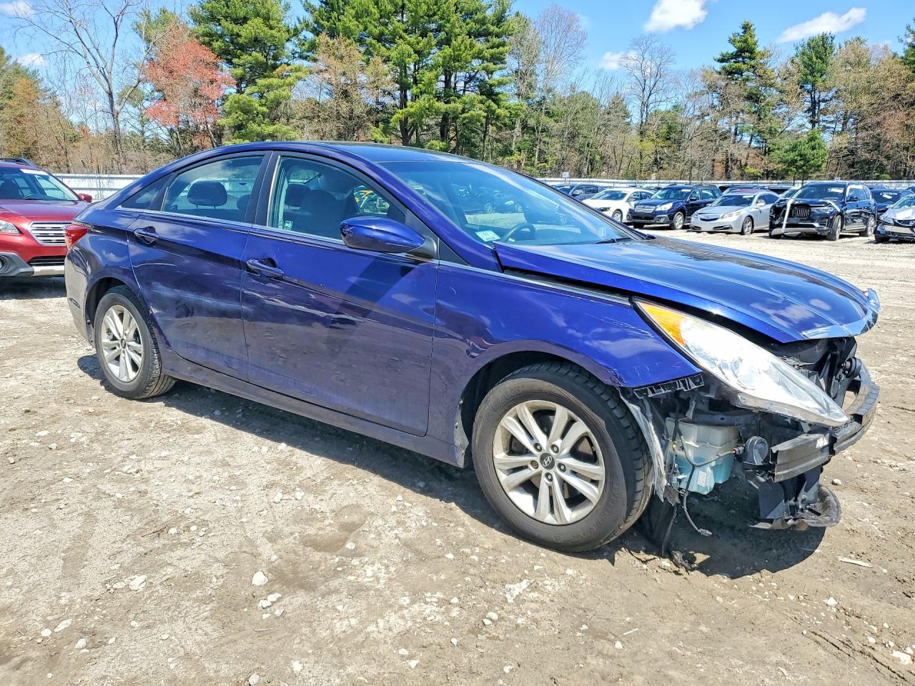 2013 Hyundai Sonata Gls Blue vin: 5NPEB4ACXDH720690
