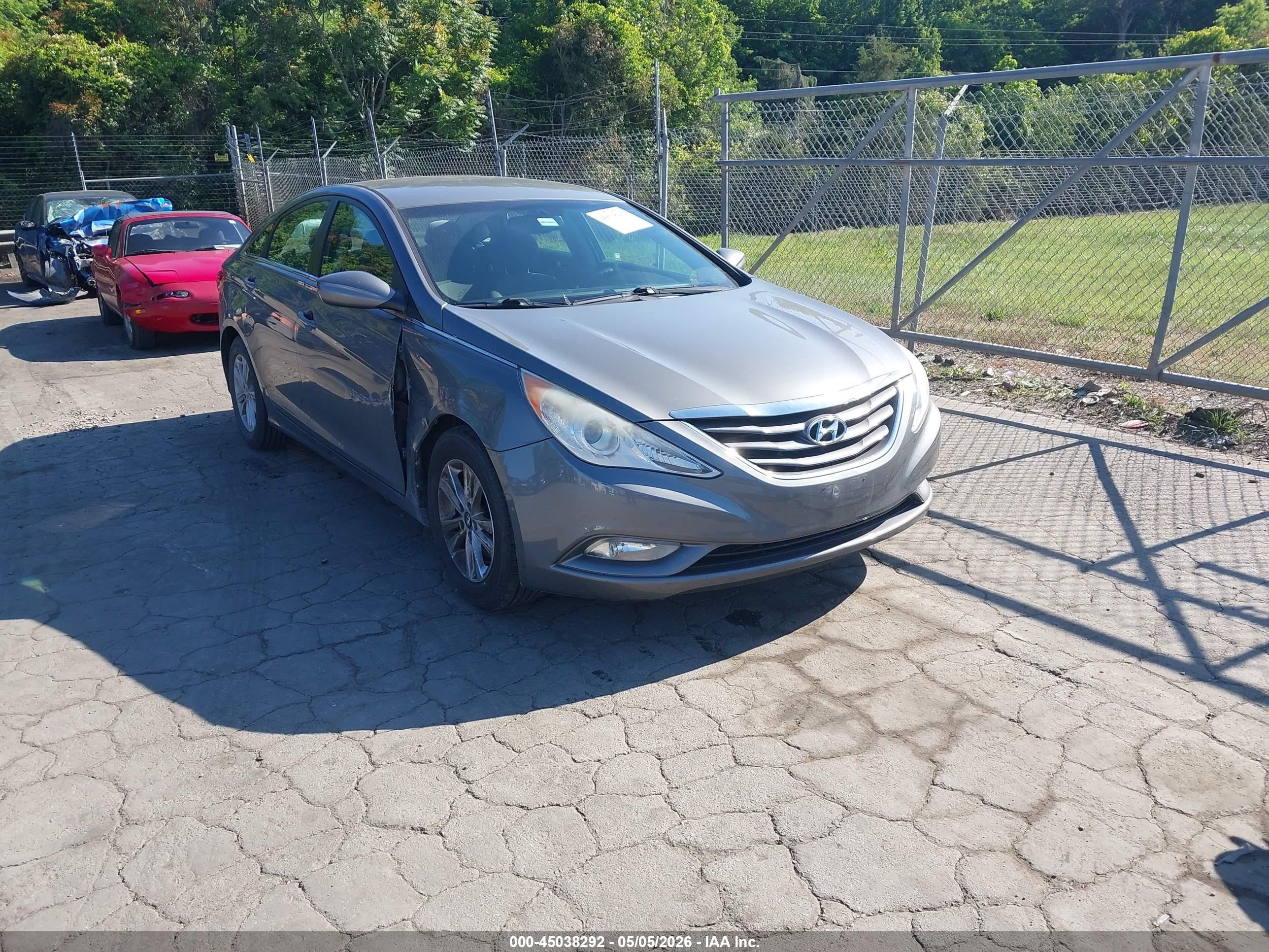 2013 Hyundai Sonata Gls Gray vin: 5NPEB4ACXDH743533