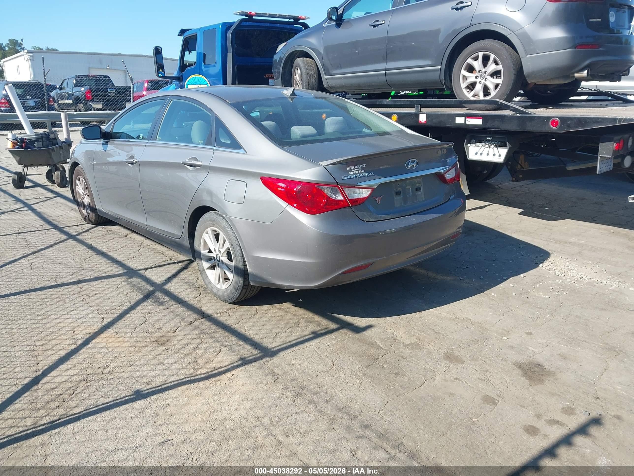 2013 Hyundai Sonata Gls Gray vin: 5NPEB4ACXDH743533