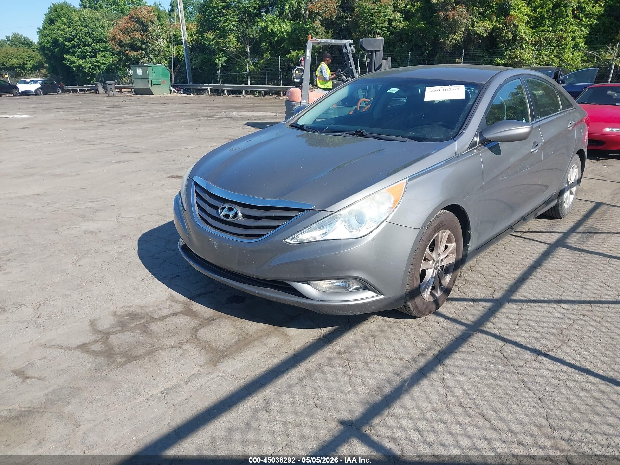 2013 Hyundai Sonata Gls Gray vin: 5NPEB4ACXDH743533