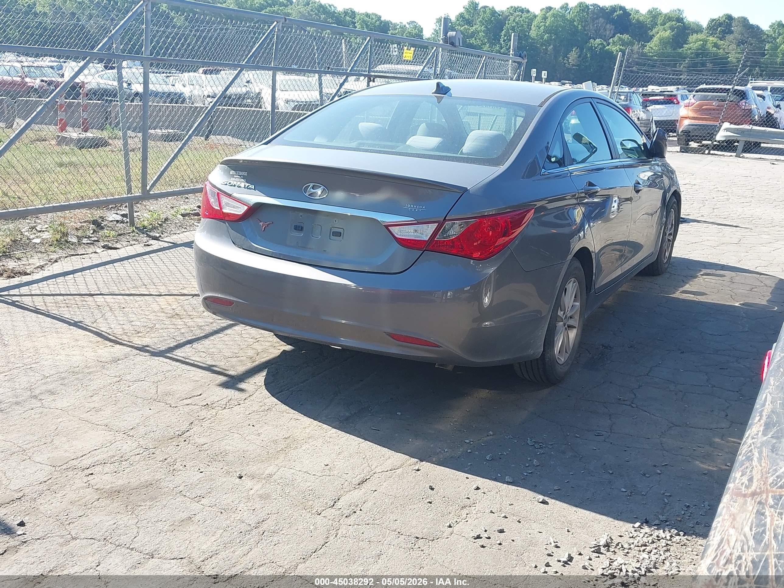 2013 Hyundai Sonata Gls Gray vin: 5NPEB4ACXDH743533