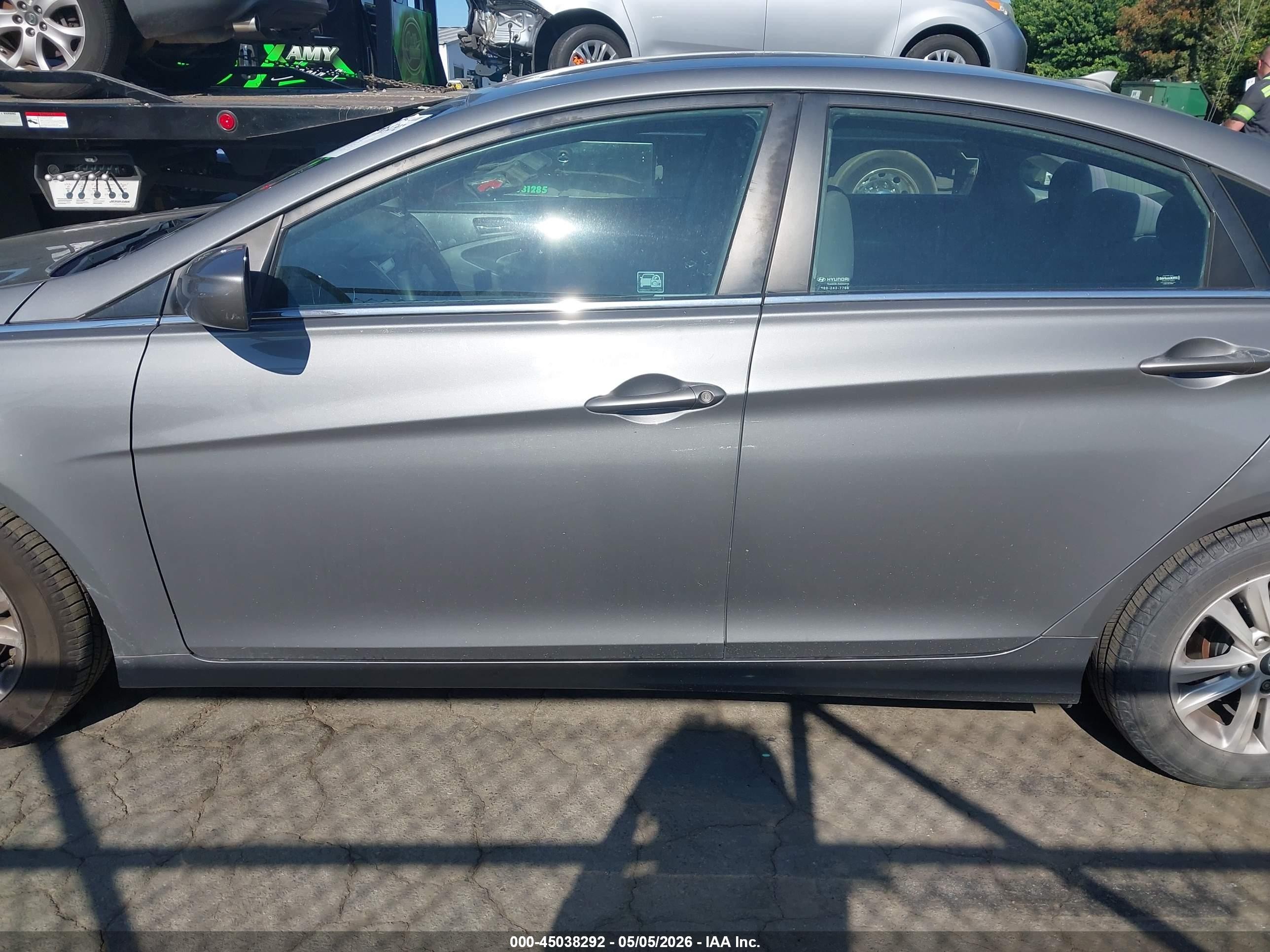 2013 Hyundai Sonata Gls Gray vin: 5NPEB4ACXDH743533