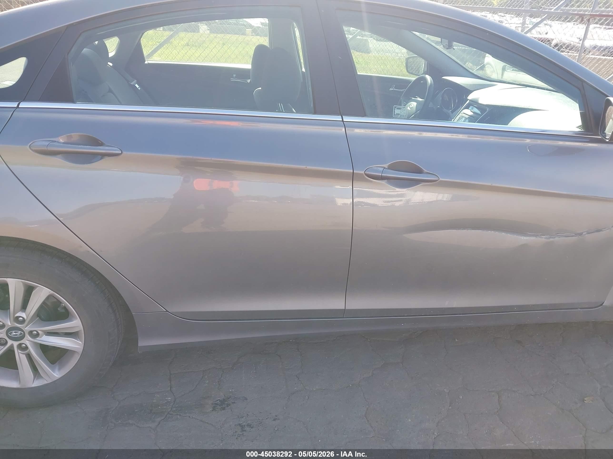 2013 Hyundai Sonata Gls Gray vin: 5NPEB4ACXDH743533
