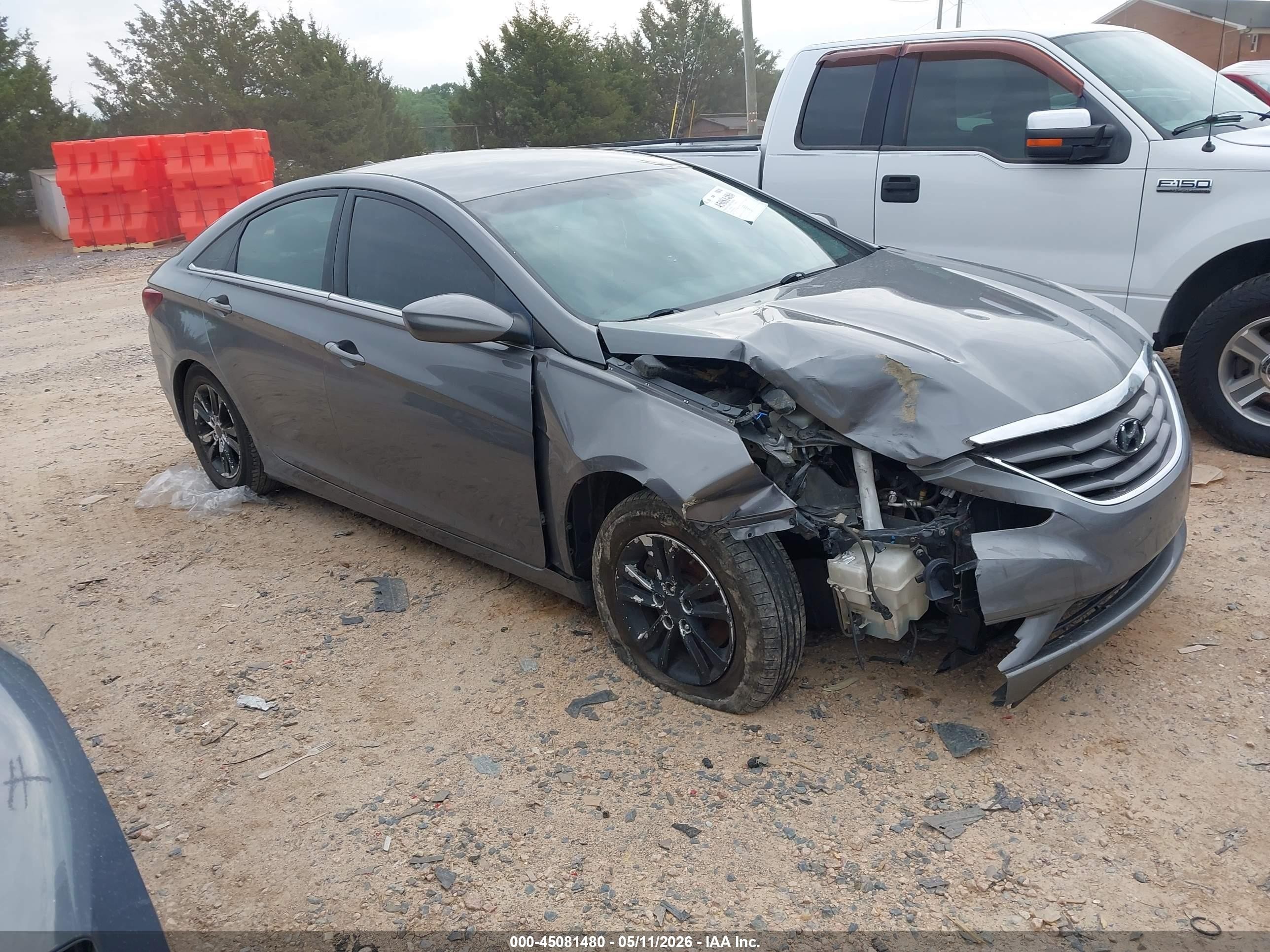 2013 Hyundai Sonata Gls Gray vin: 5NPEB4ACXDH749218