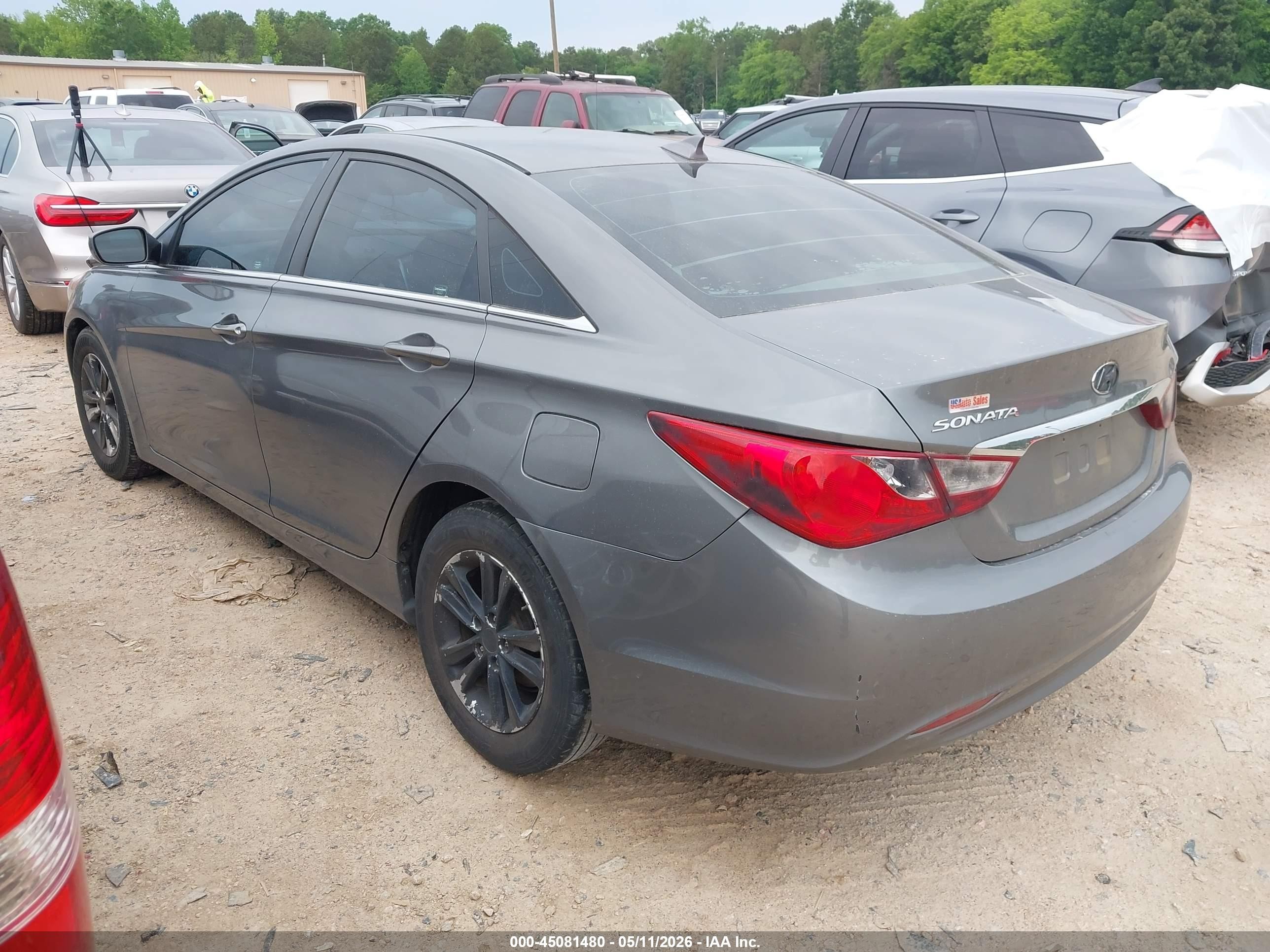 2013 Hyundai Sonata Gls Gray vin: 5NPEB4ACXDH749218