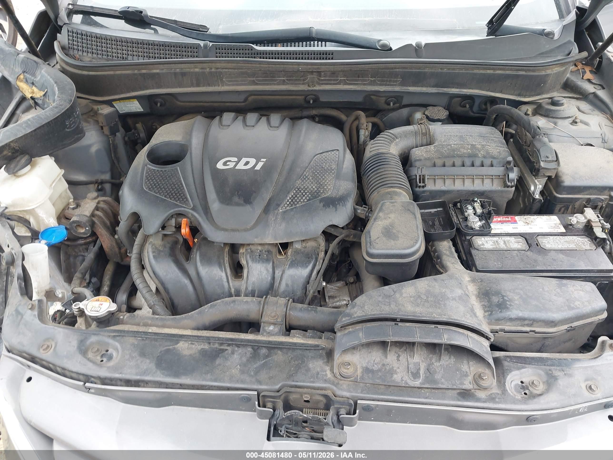 2013 Hyundai Sonata Gls Gray vin: 5NPEB4ACXDH749218