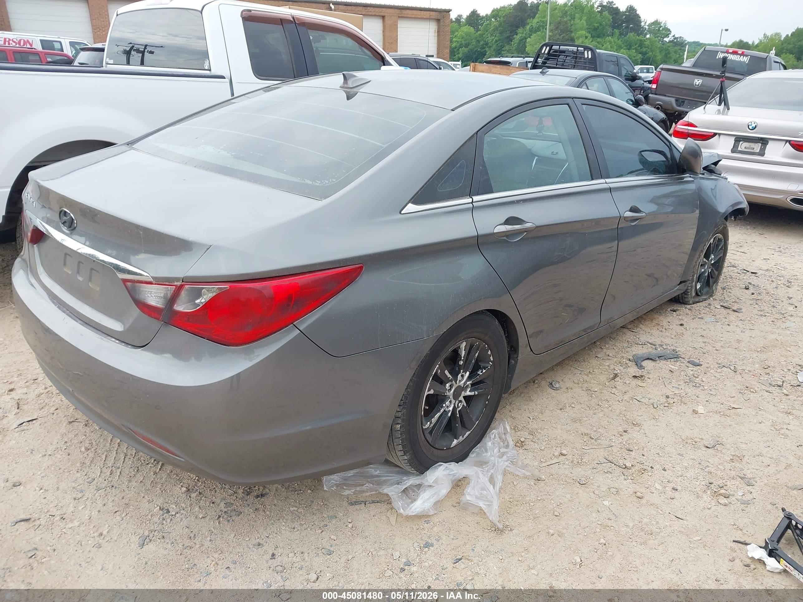 2013 Hyundai Sonata Gls Gray vin: 5NPEB4ACXDH749218