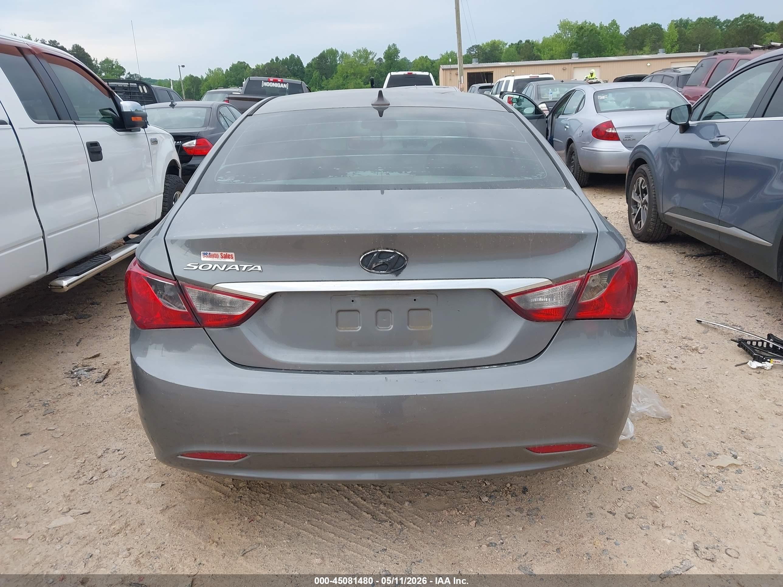 2013 Hyundai Sonata Gls Gray vin: 5NPEB4ACXDH749218