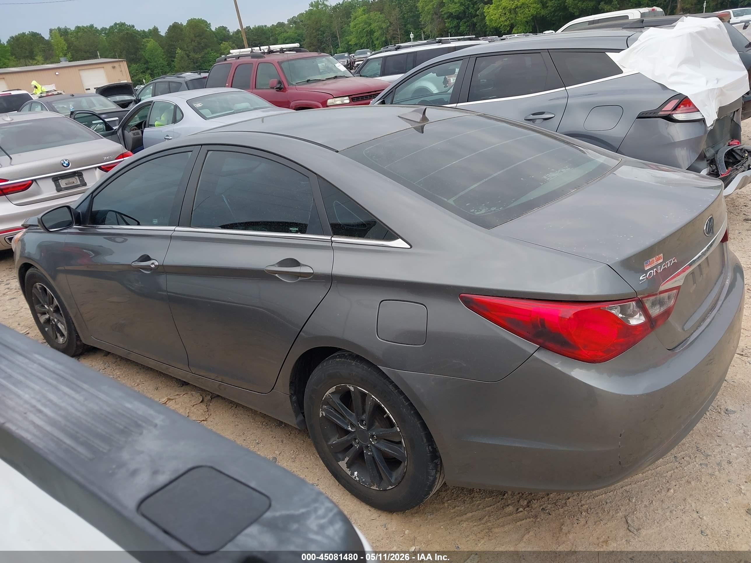 2013 Hyundai Sonata Gls Gray vin: 5NPEB4ACXDH749218
