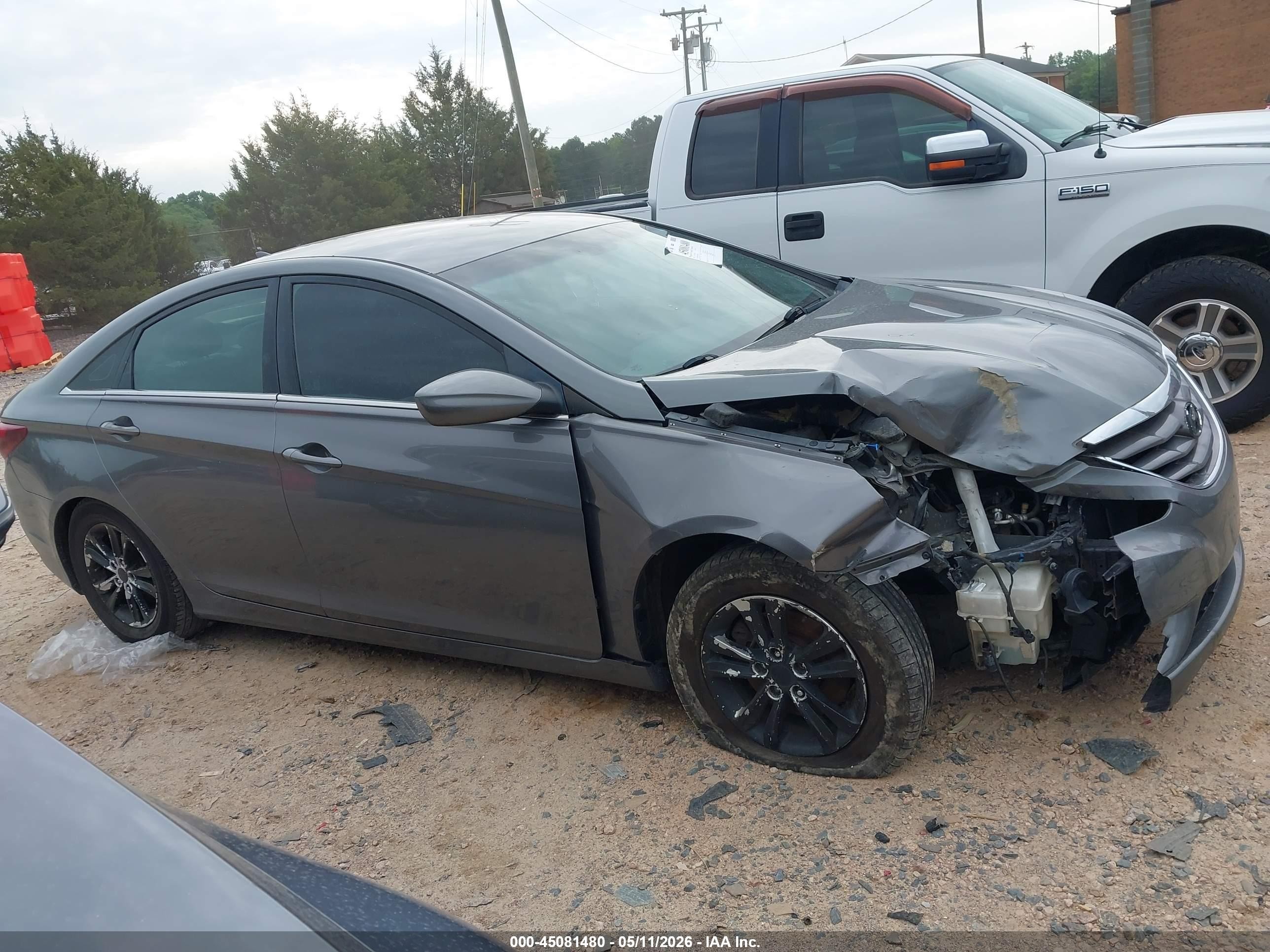 2013 Hyundai Sonata Gls Gray vin: 5NPEB4ACXDH749218