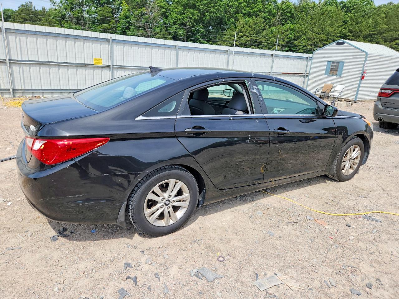 2013 Hyundai Sonata Gls Black vin: 5NPEB4ACXDH755083