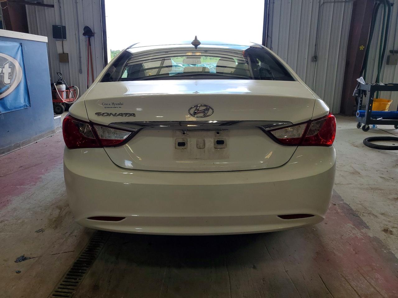 2013 Hyundai Sonata Gls White vin: 5NPEB4ACXDH769842
