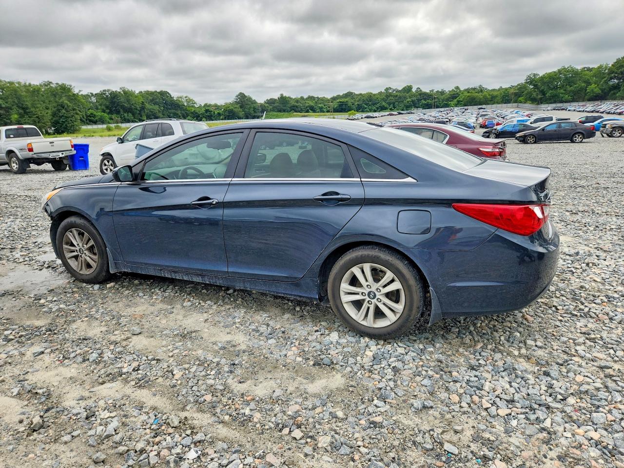 2013 Hyundai Sonata Gls Blue vin: 5NPEB4ACXDH785233
