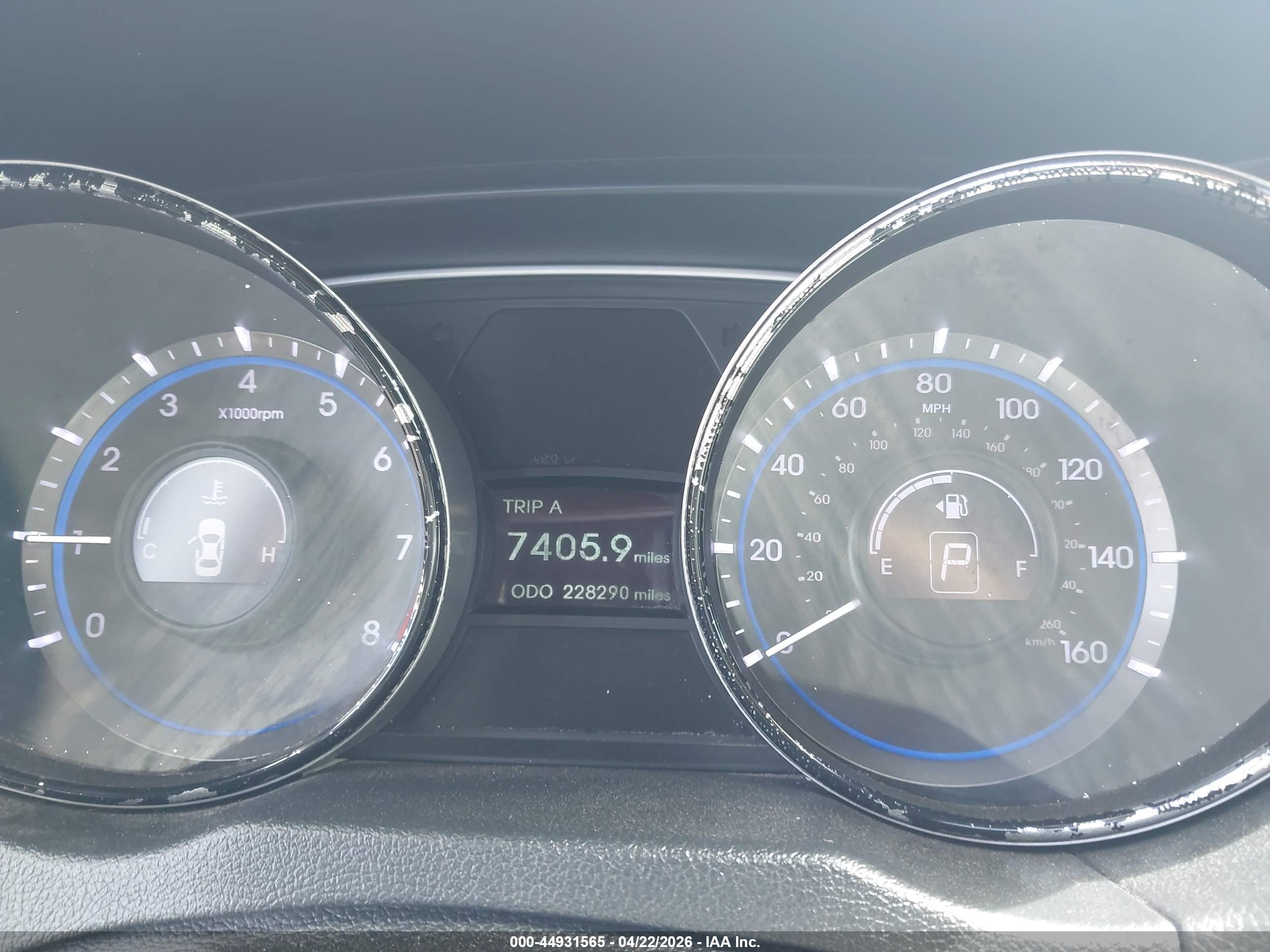 2013 Hyundai Sonata Gls Gray vin: 5NPEB4ACXDH786947