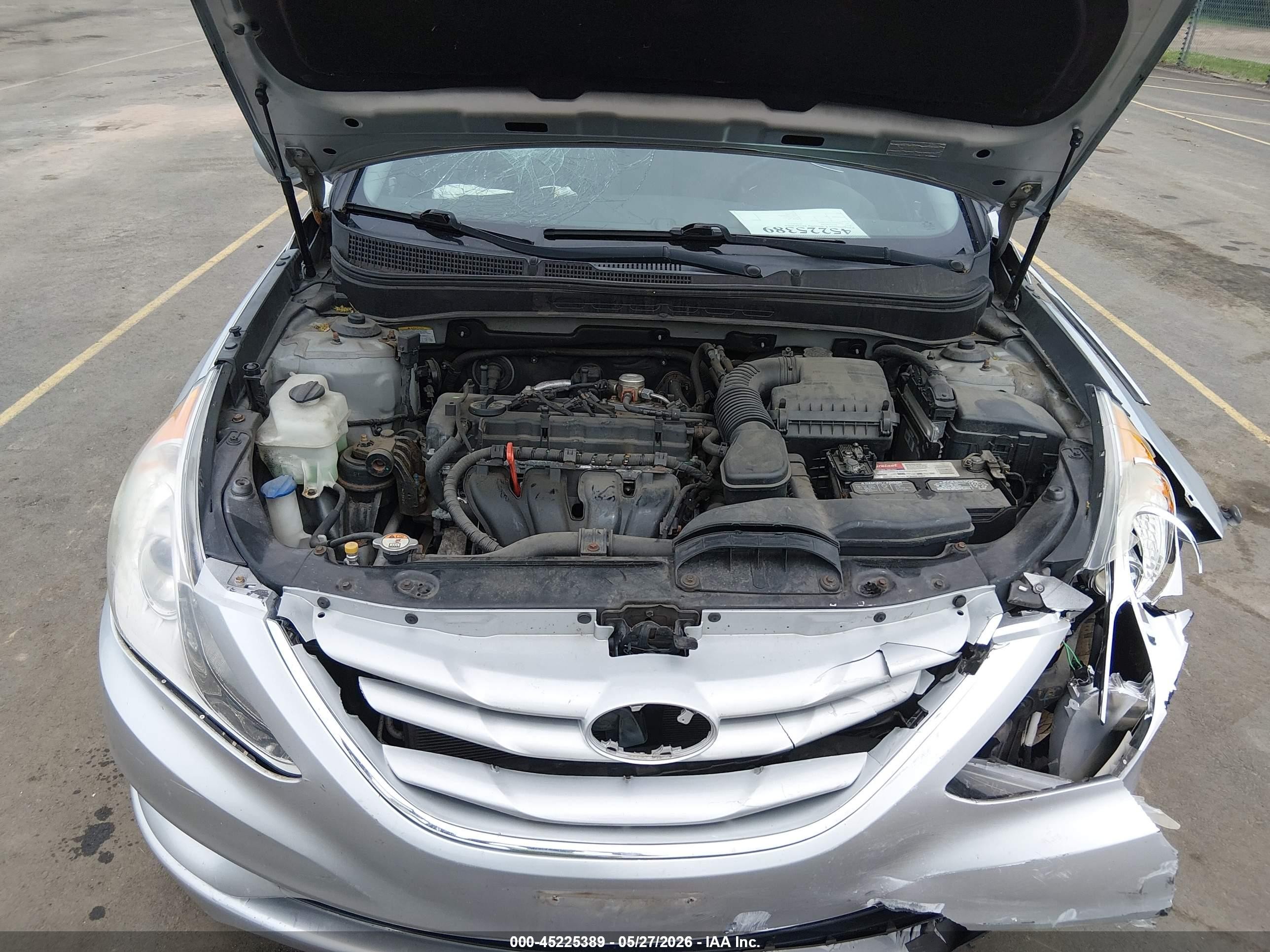 2013 Hyundai Sonata Gls Silver vin: 5NPEB4ACXDH788696
