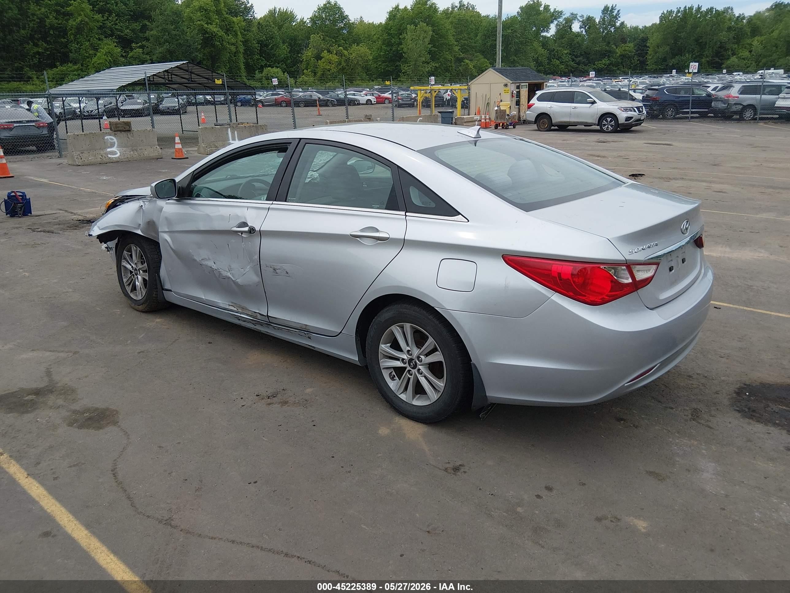 2013 Hyundai Sonata Gls Silver vin: 5NPEB4ACXDH788696