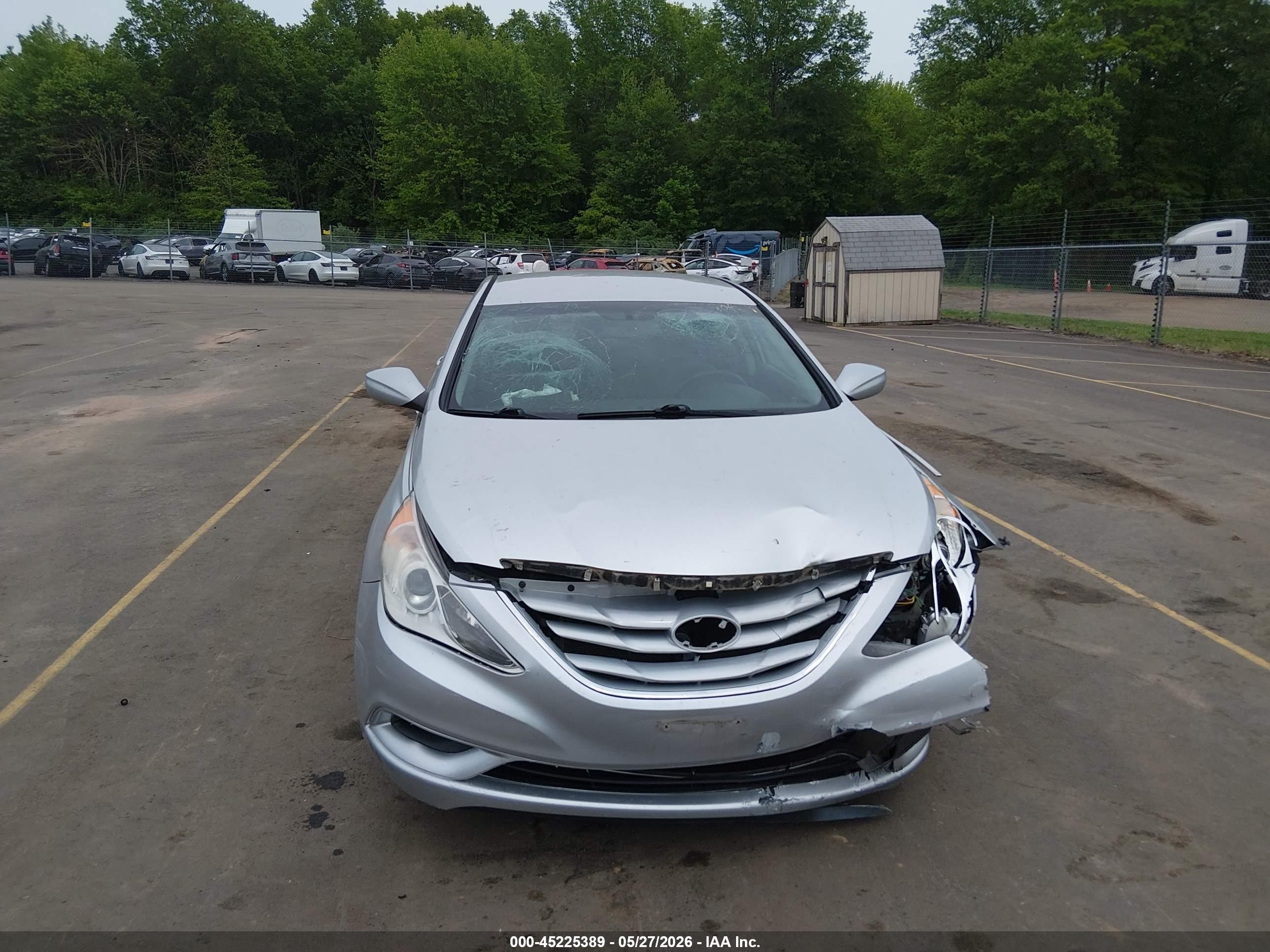 2013 Hyundai Sonata Gls Silver vin: 5NPEB4ACXDH788696