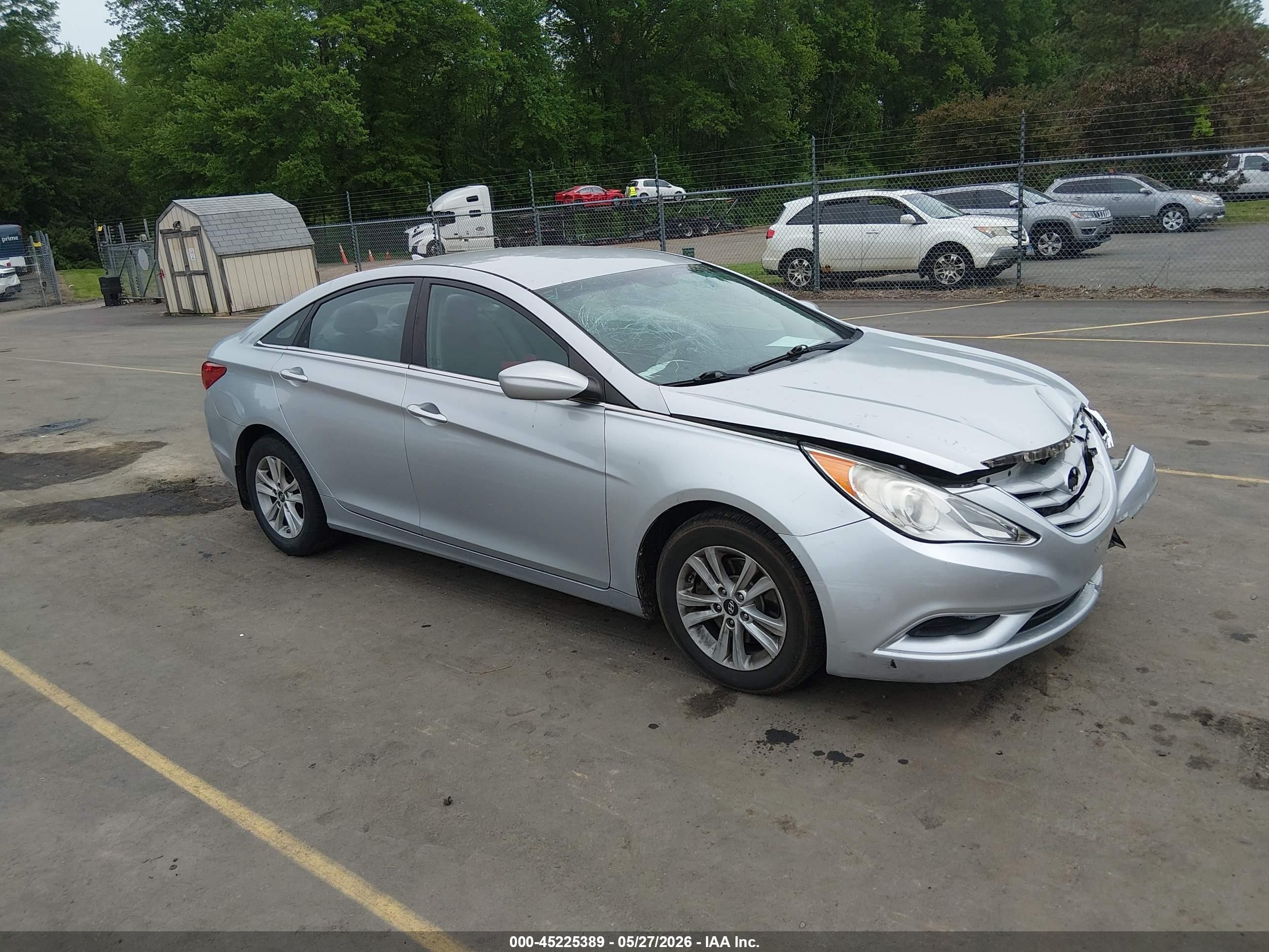 2013 Hyundai Sonata Gls Silver vin: 5NPEB4ACXDH788696