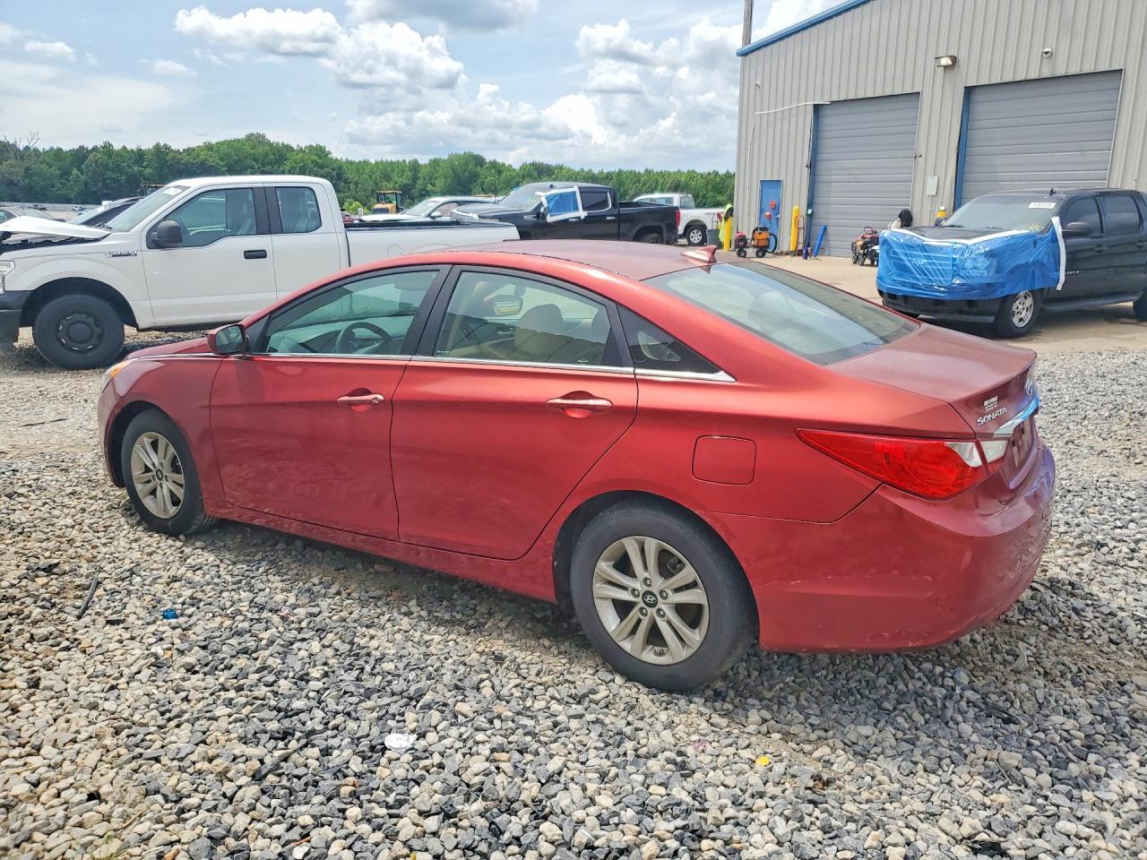 2013 Hyundai Sonata Gls Red vin: 5NPEB4ACXDH800023