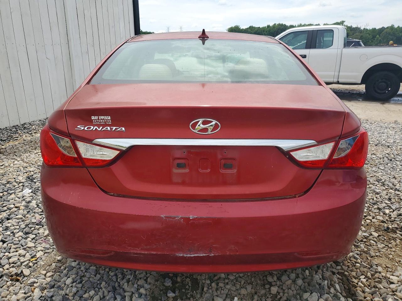 2013 Hyundai Sonata Gls Red vin: 5NPEB4ACXDH800023