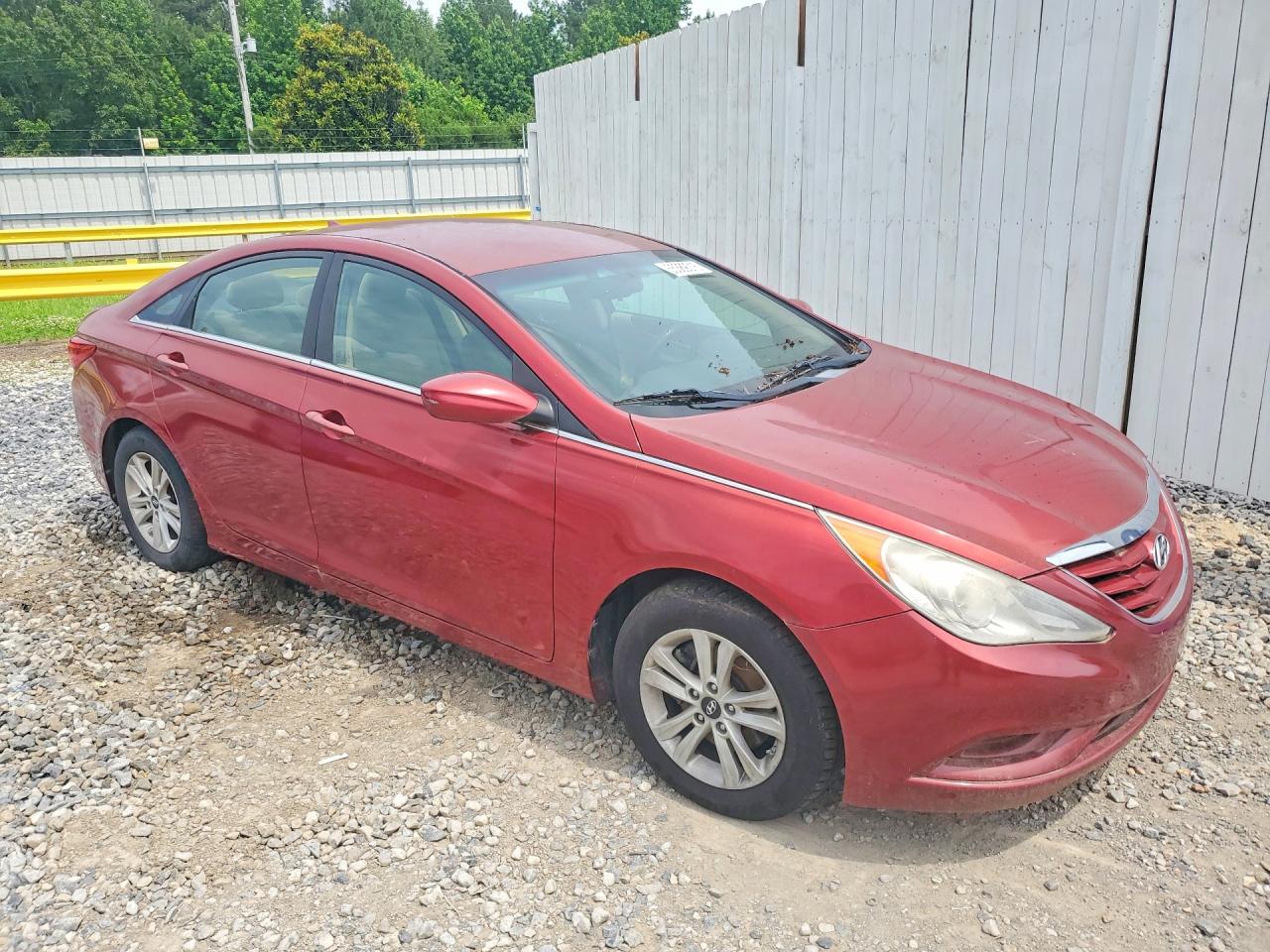 2013 Hyundai Sonata Gls Red vin: 5NPEB4ACXDH800023