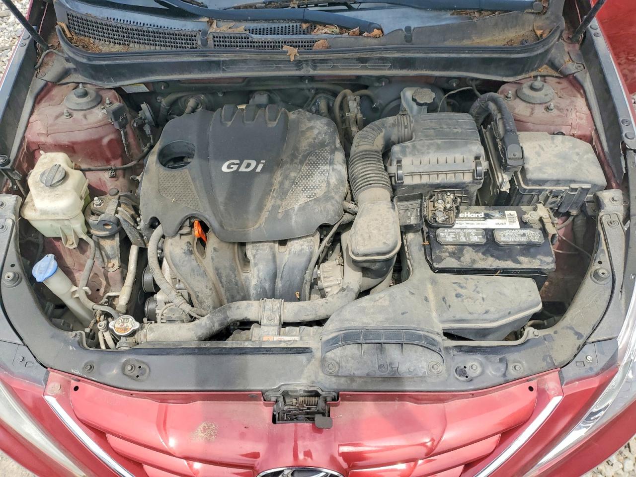 2013 Hyundai Sonata Gls Red vin: 5NPEB4ACXDH800023