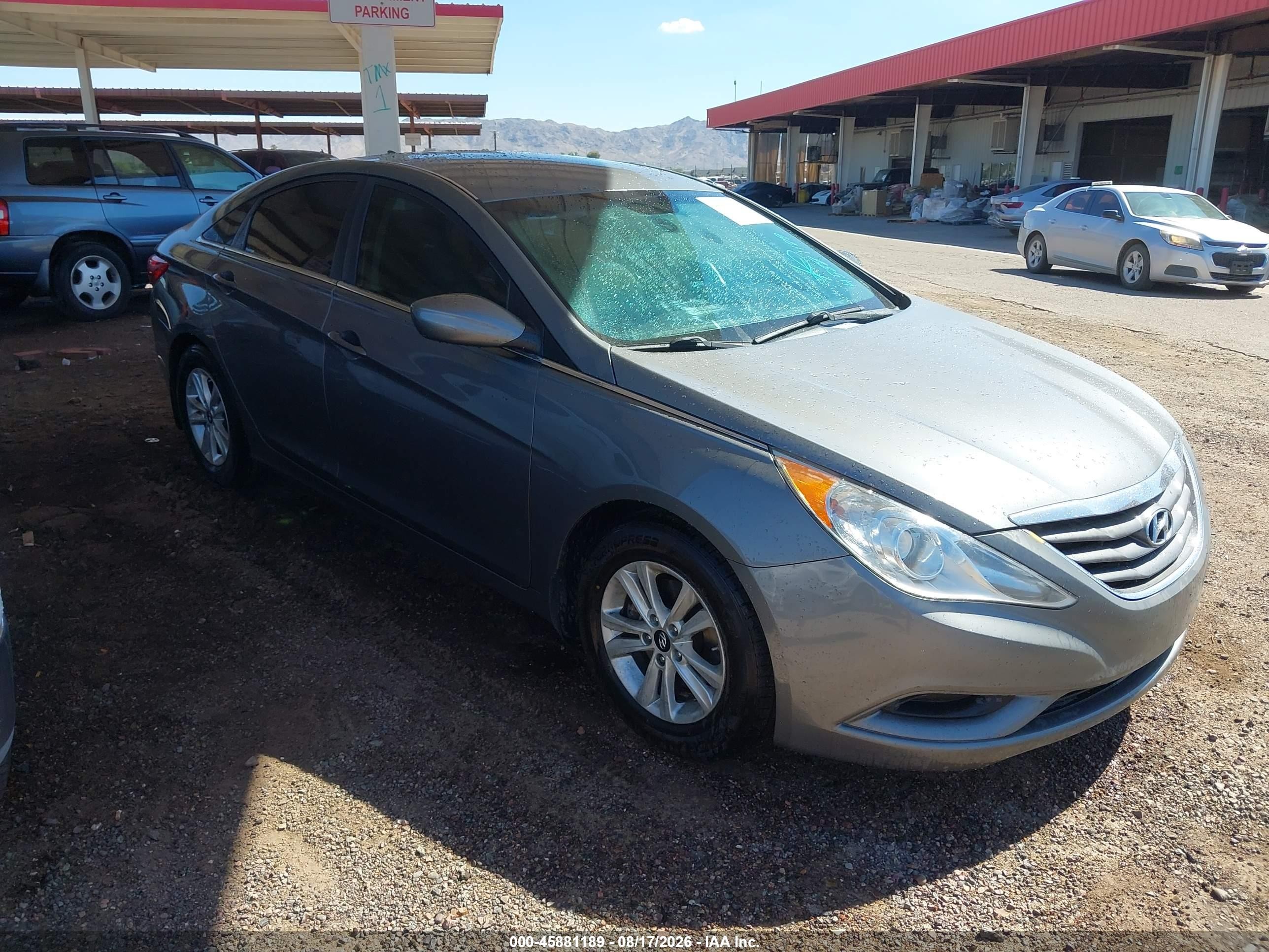2013 Hyundai Sonata Gls Gray vin: 5NPEB4ACXDH807277