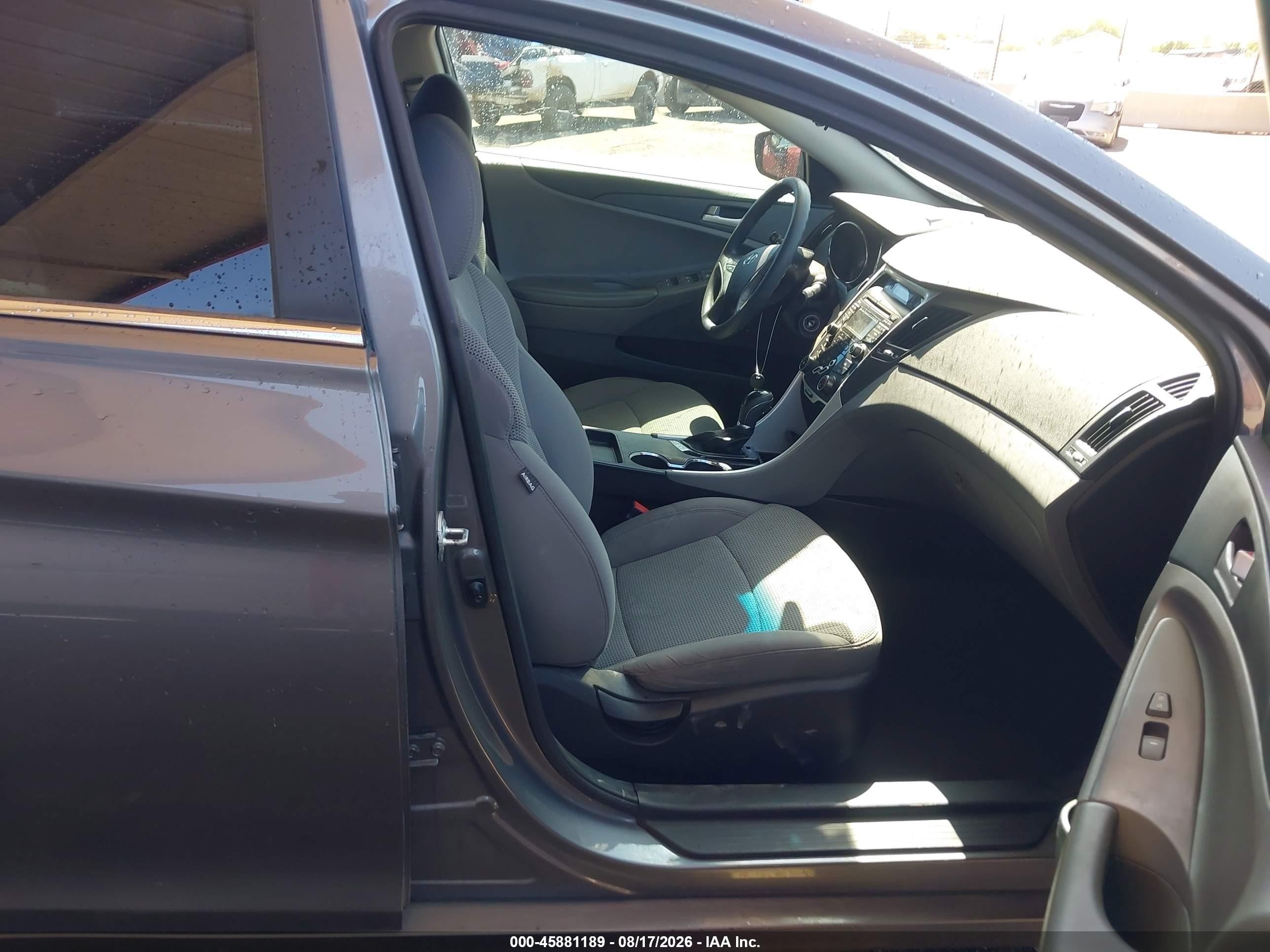2013 Hyundai Sonata Gls Gray vin: 5NPEB4ACXDH807277