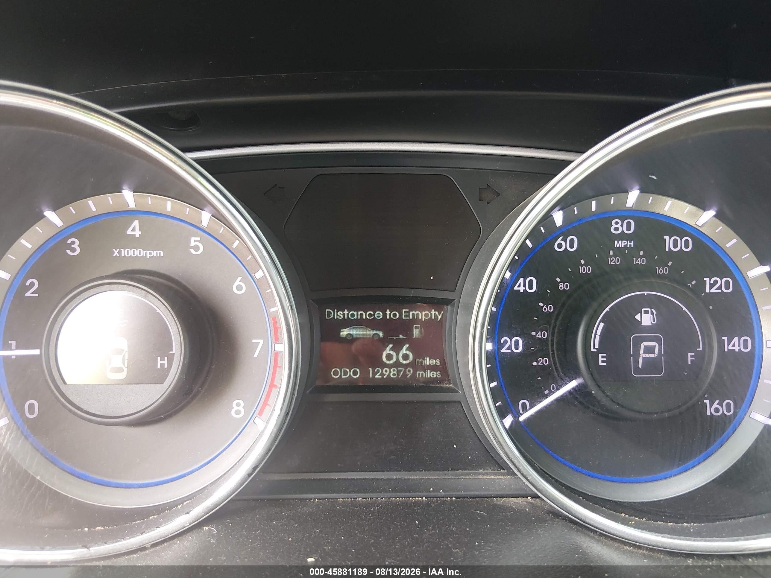 2013 Hyundai Sonata Gls Gray vin: 5NPEB4ACXDH807277