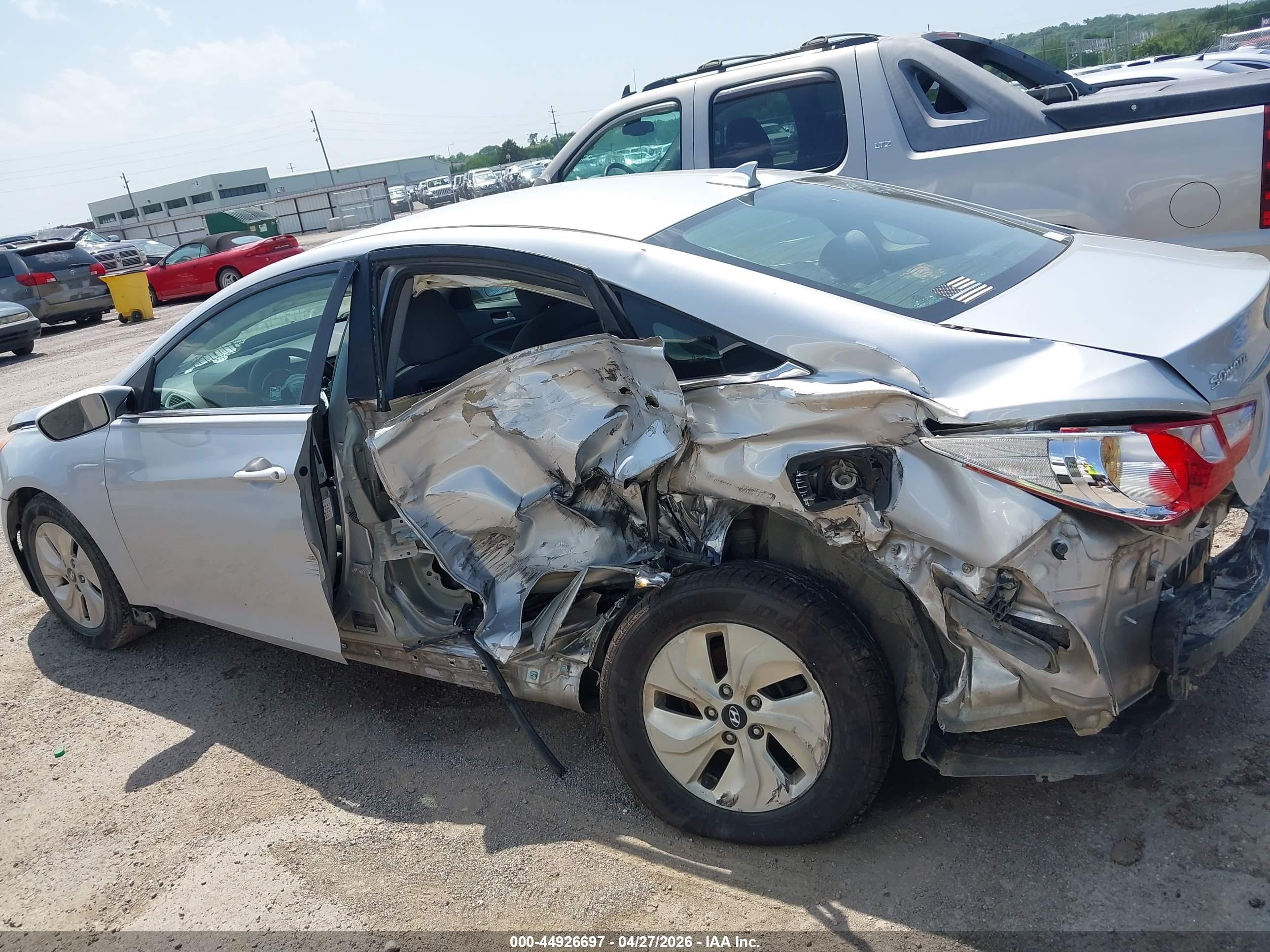 2014 Hyundai Sonata Gls Серебряный vin: 5NPEB4ACXEH811766