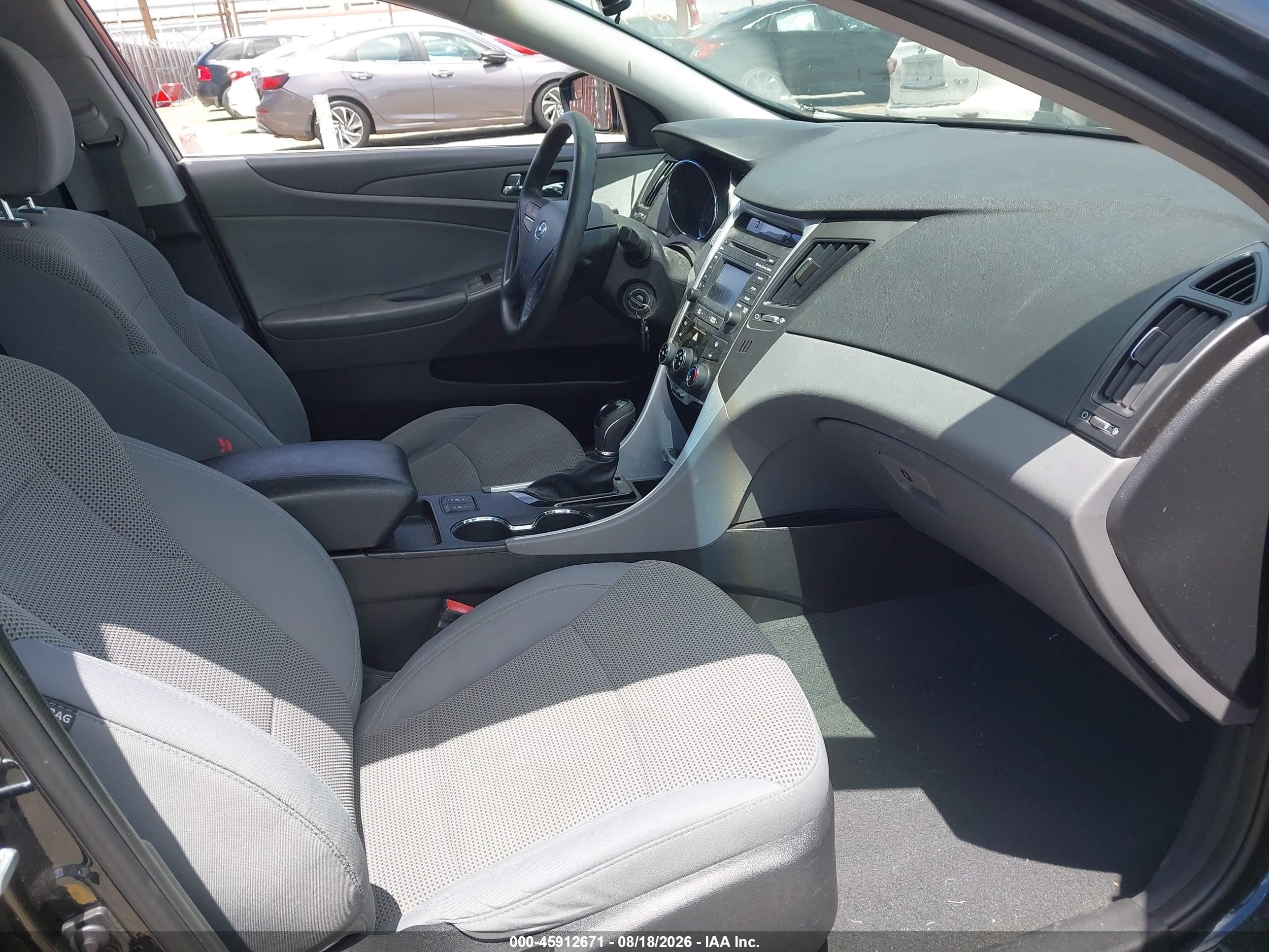 2014 Hyundai Sonata Gls Black vin: 5NPEB4ACXEH827353