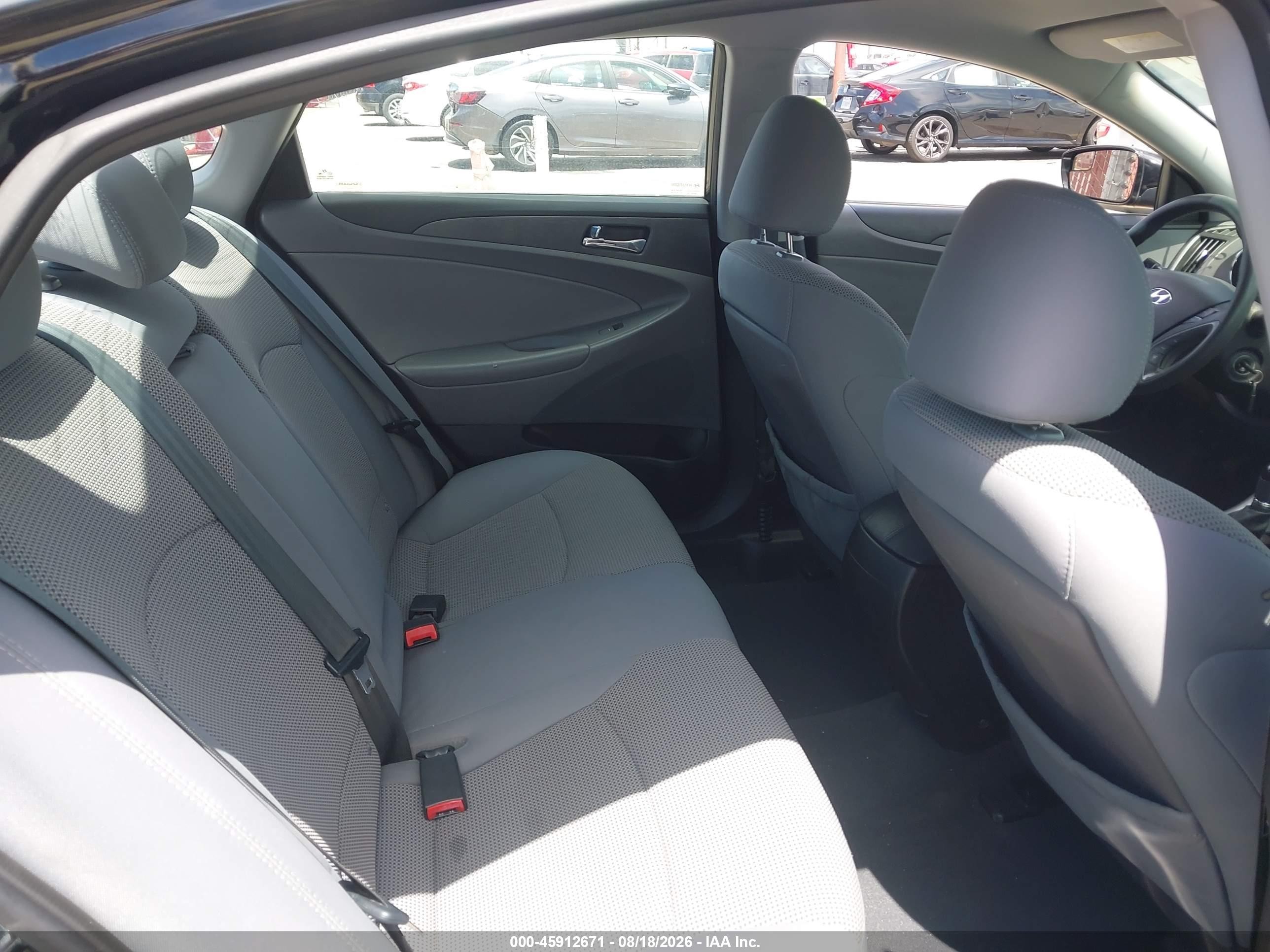 2014 Hyundai Sonata Gls Black vin: 5NPEB4ACXEH827353