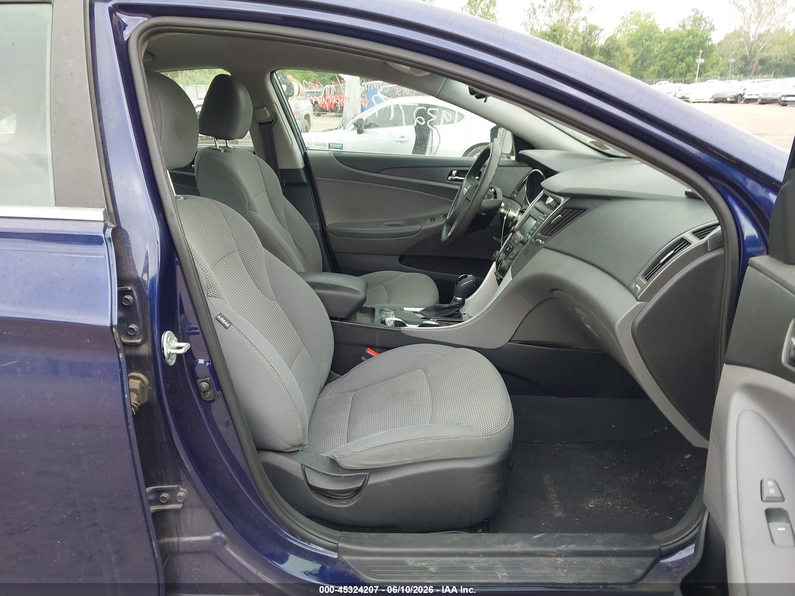 2014 Hyundai Sonata Gls Blue vin: 5NPEB4ACXEH830785
