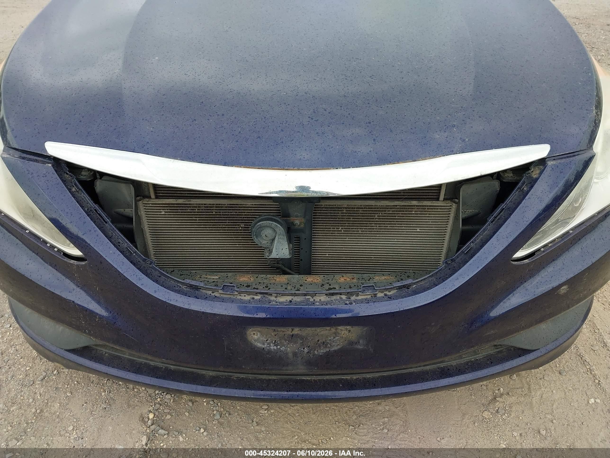 2014 Hyundai Sonata Gls Blue vin: 5NPEB4ACXEH830785