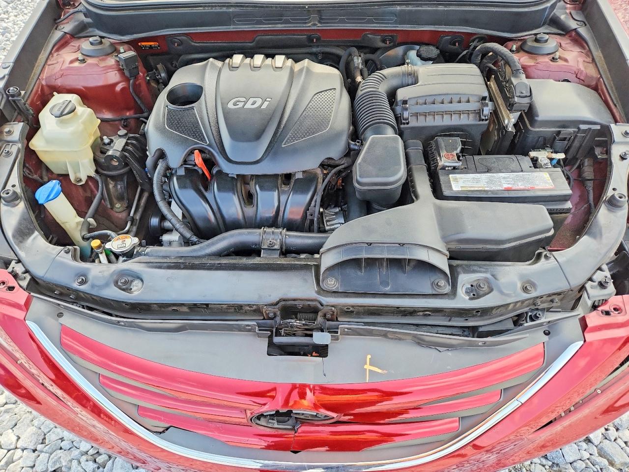 2014 Hyundai Sonata Gls Red vin: 5NPEB4ACXEH832956