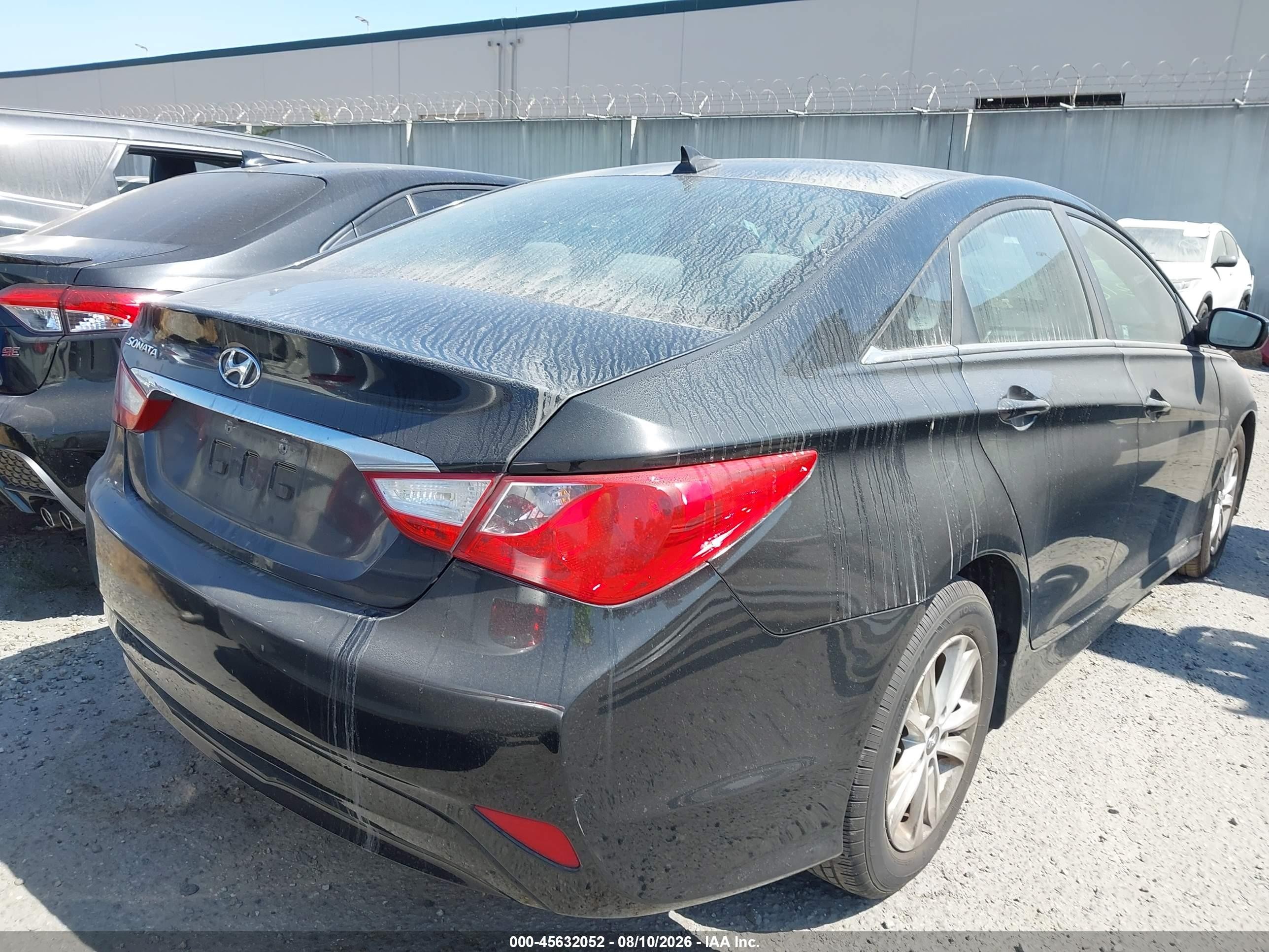 2014 Hyundai Sonata Gls Черный vin: 5NPEB4ACXEH834982