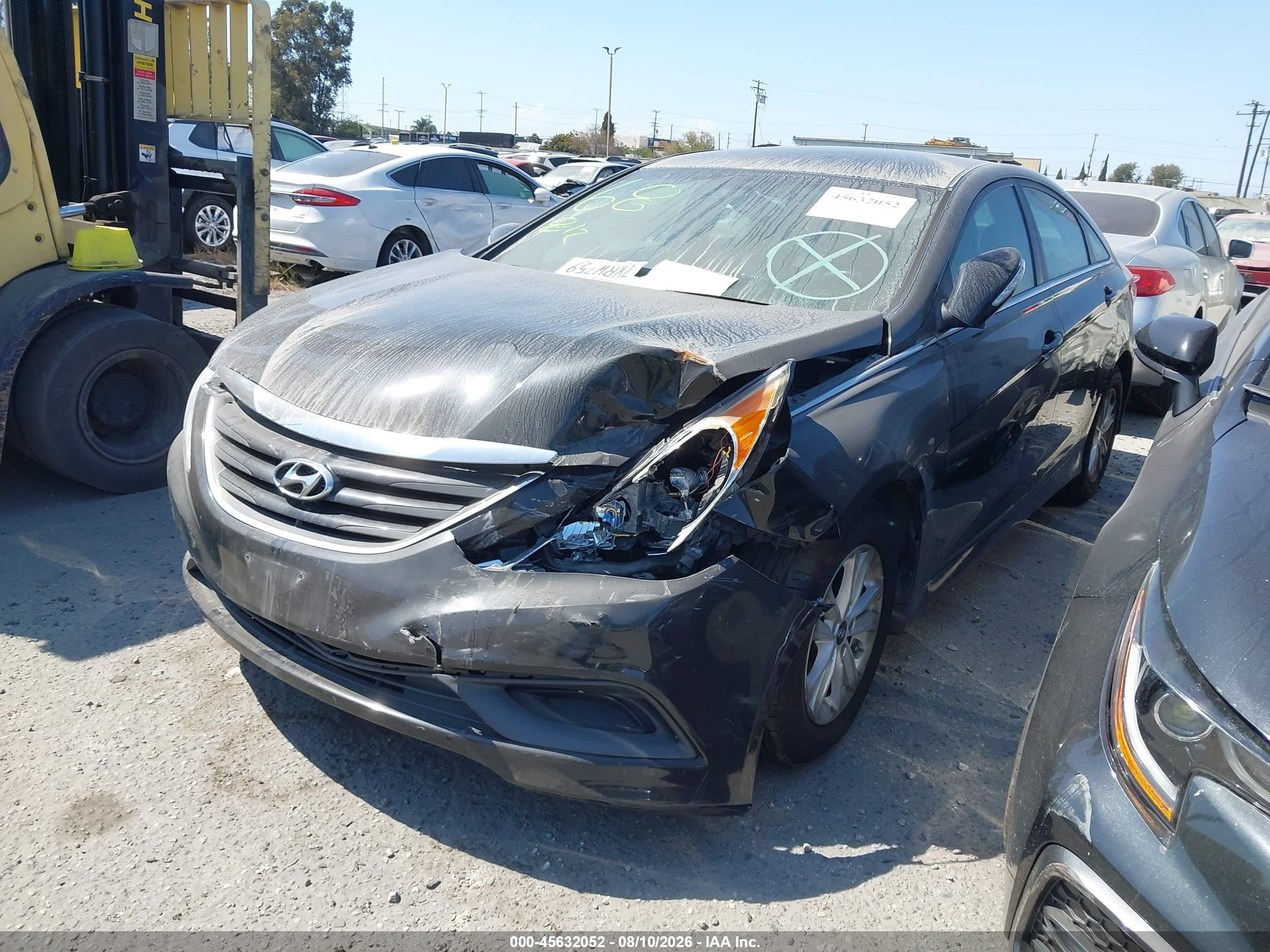 2014 Hyundai Sonata Gls Черный vin: 5NPEB4ACXEH834982