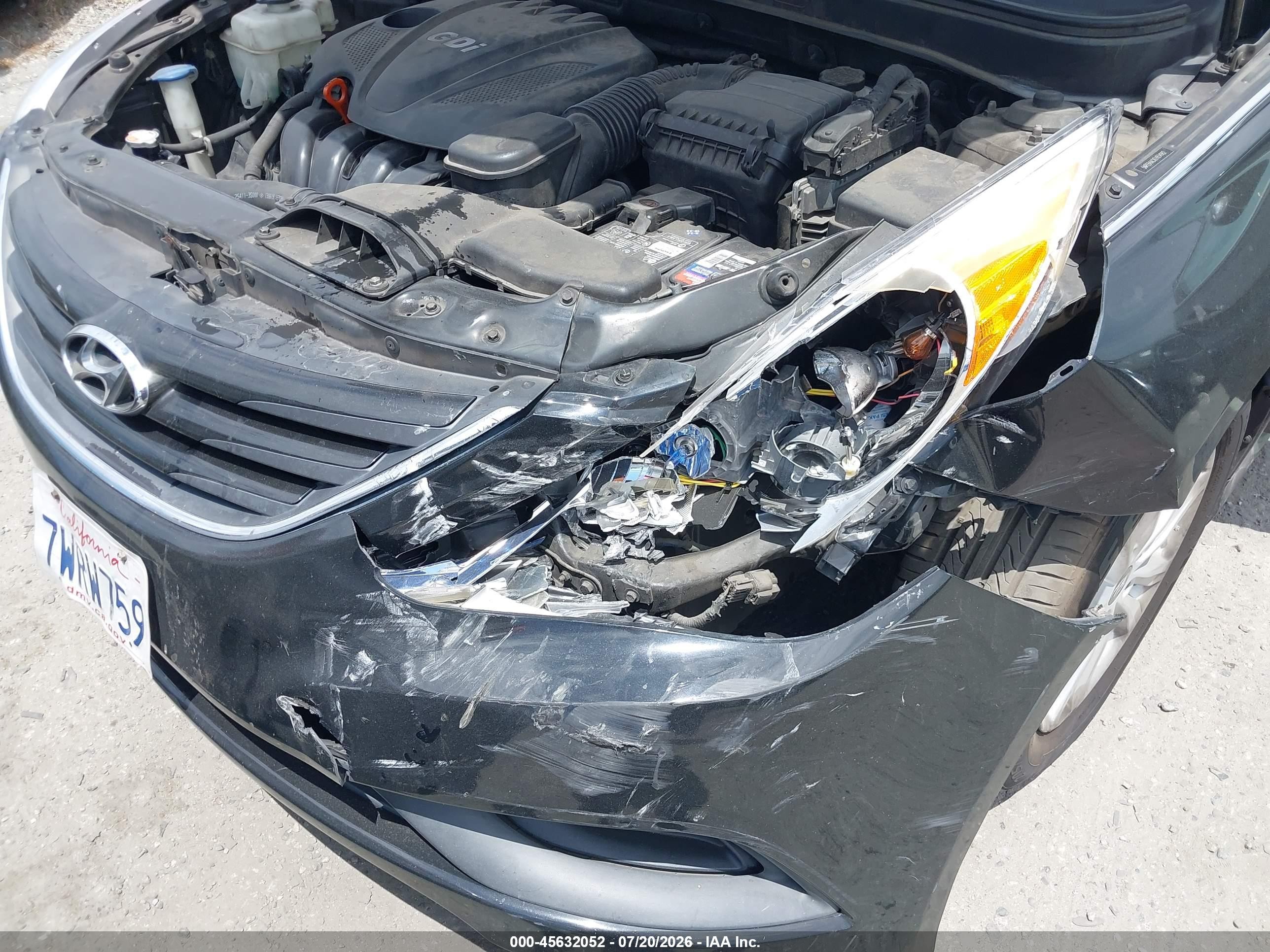 2014 Hyundai Sonata Gls Черный vin: 5NPEB4ACXEH834982