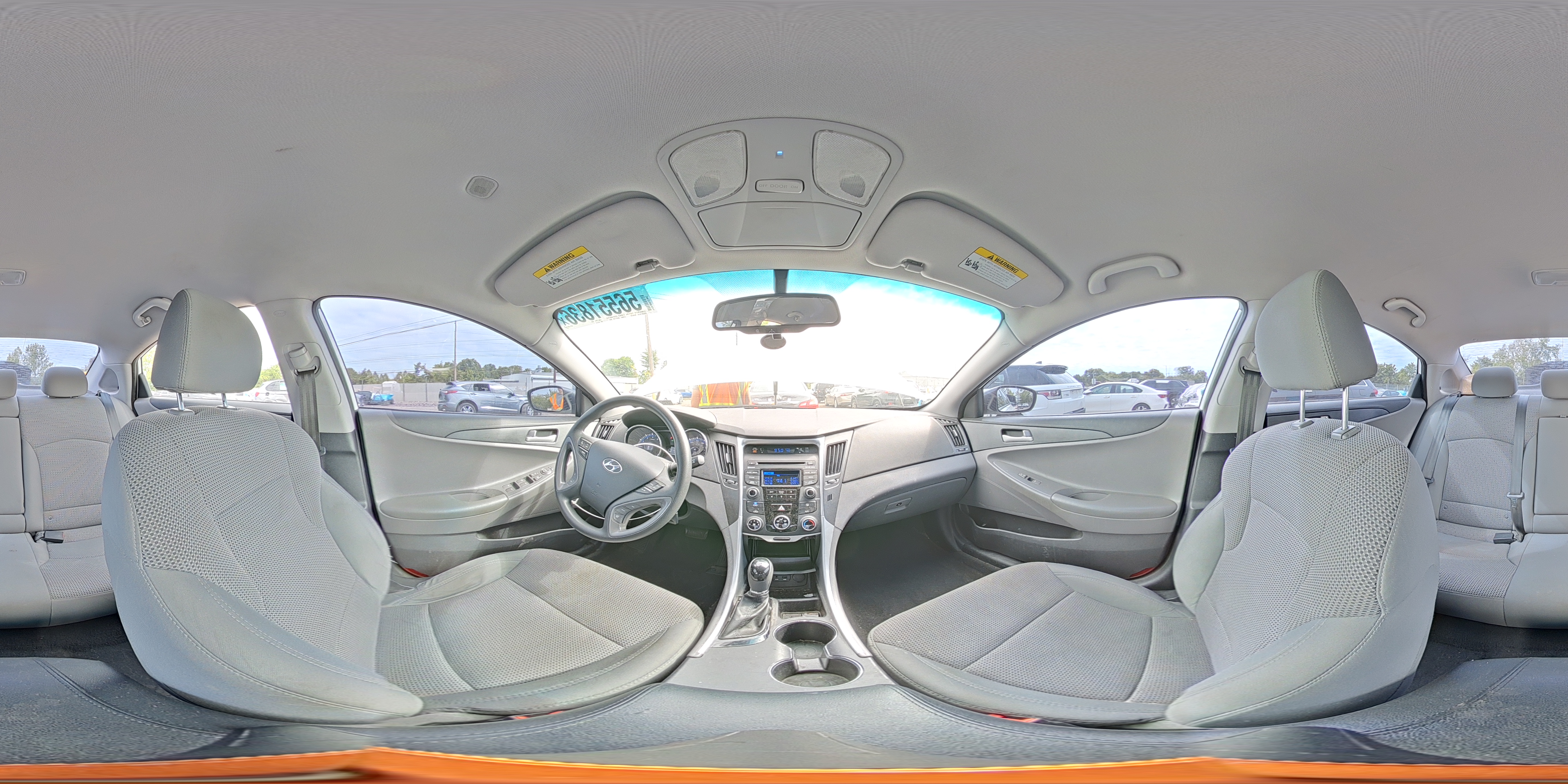 2014 Hyundai Sonata Gls White vin: 5NPEB4ACXEH837414