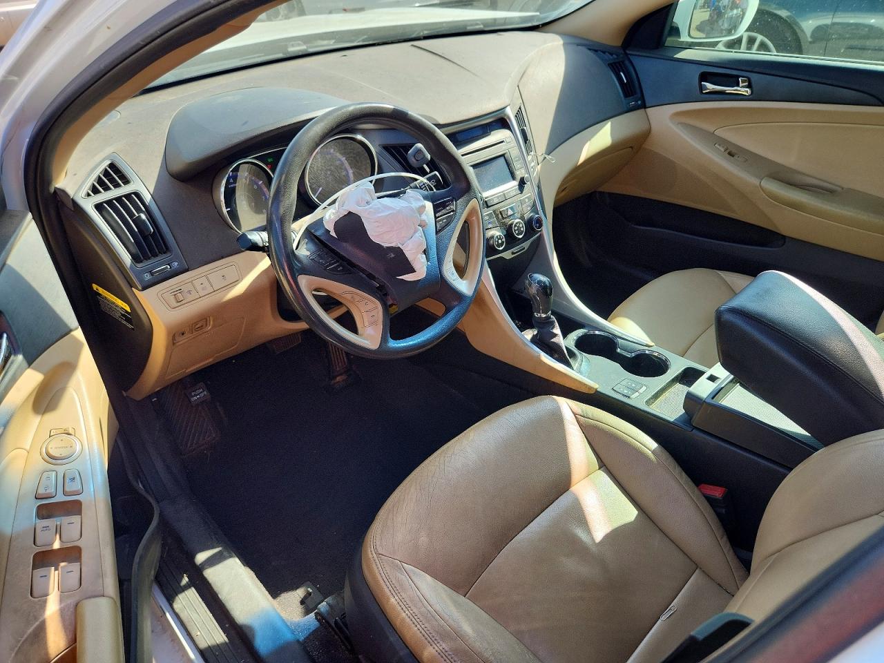 2014 Hyundai Sonata Gls White vin: 5NPEB4ACXEH844413