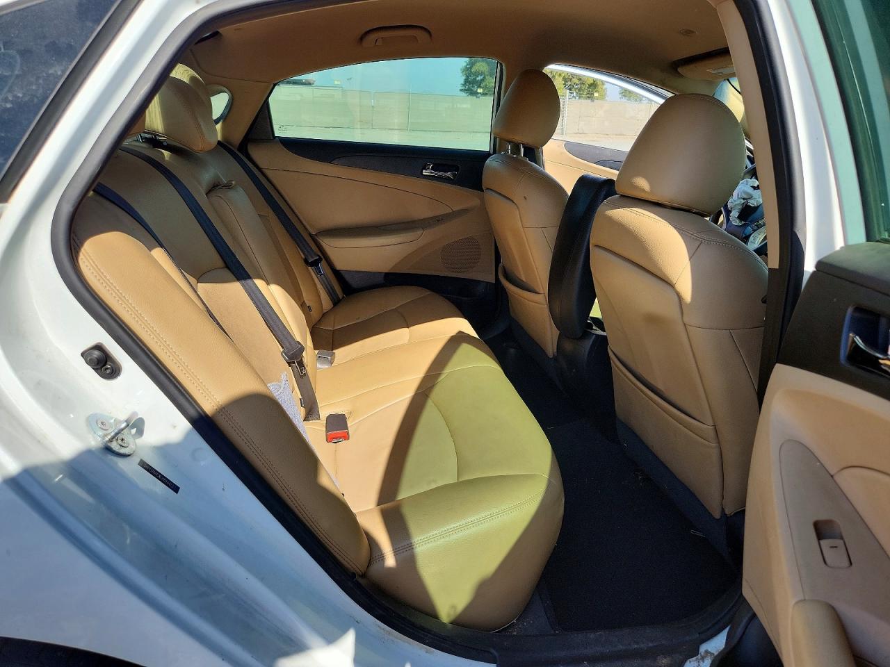 2014 Hyundai Sonata Gls White vin: 5NPEB4ACXEH844413