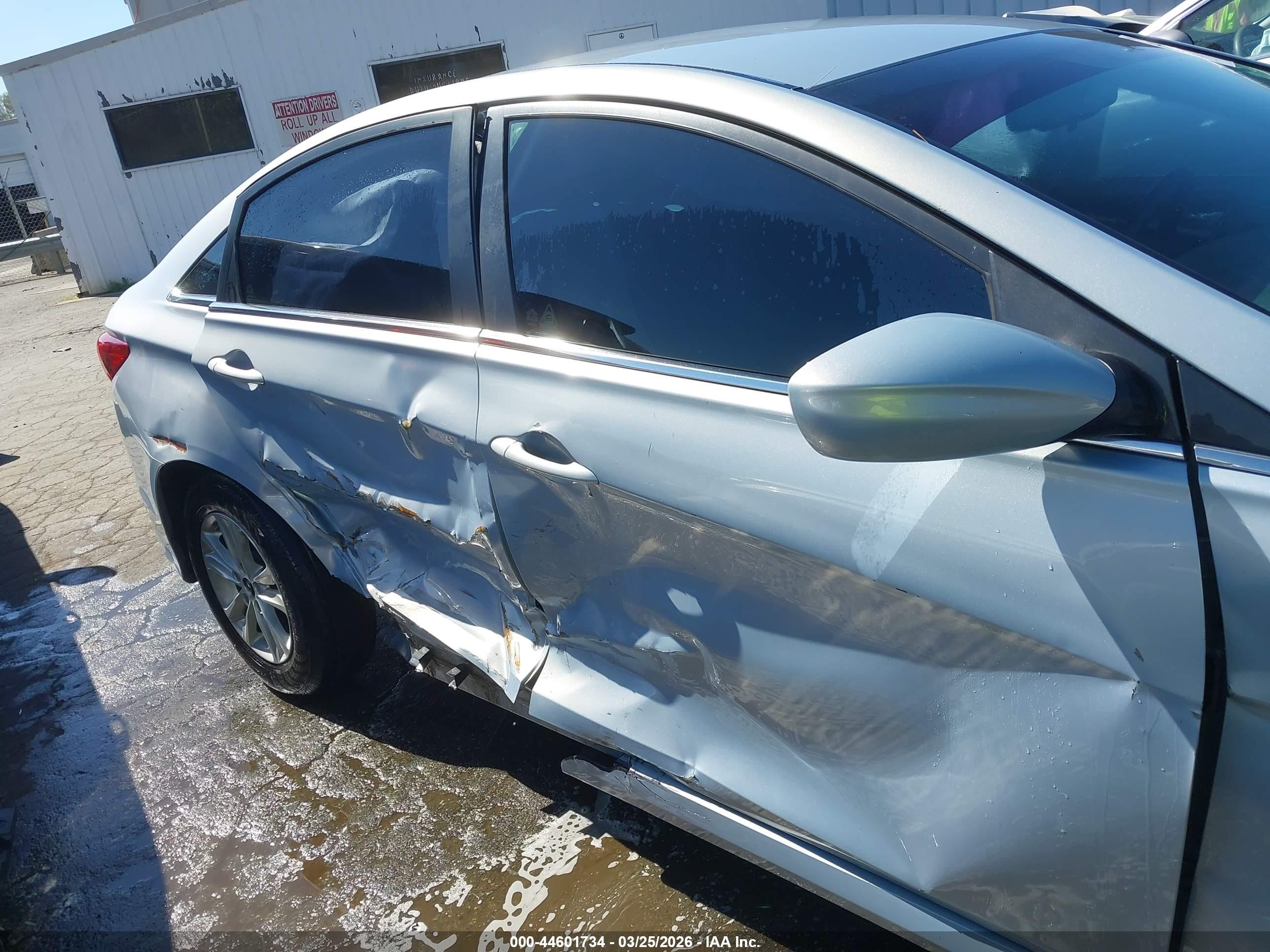 2014 Hyundai Sonata Gls Light Blue vin: 5NPEB4ACXEH844931