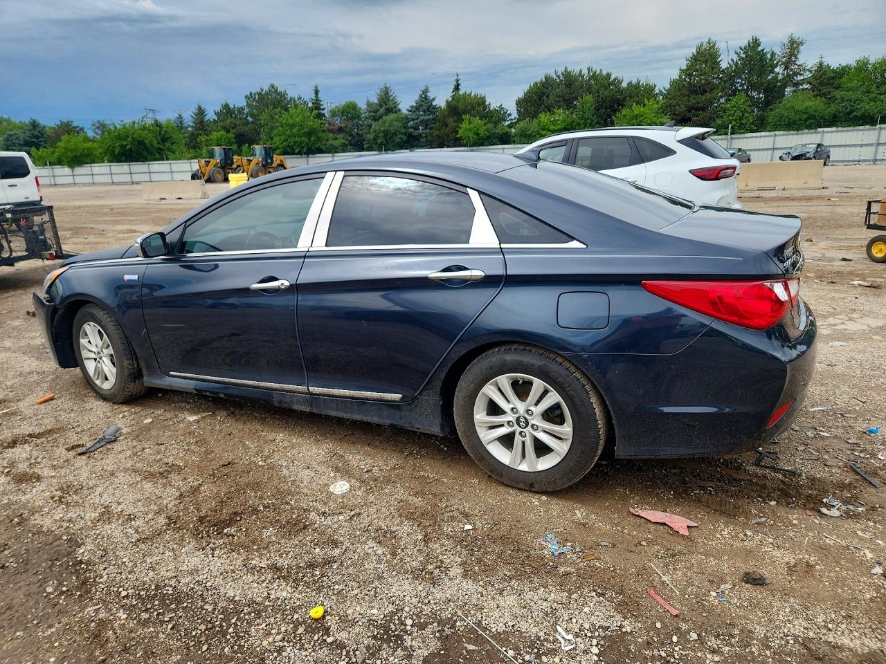 2014 Hyundai Sonata Gls Blue vin: 5NPEB4ACXEH854794