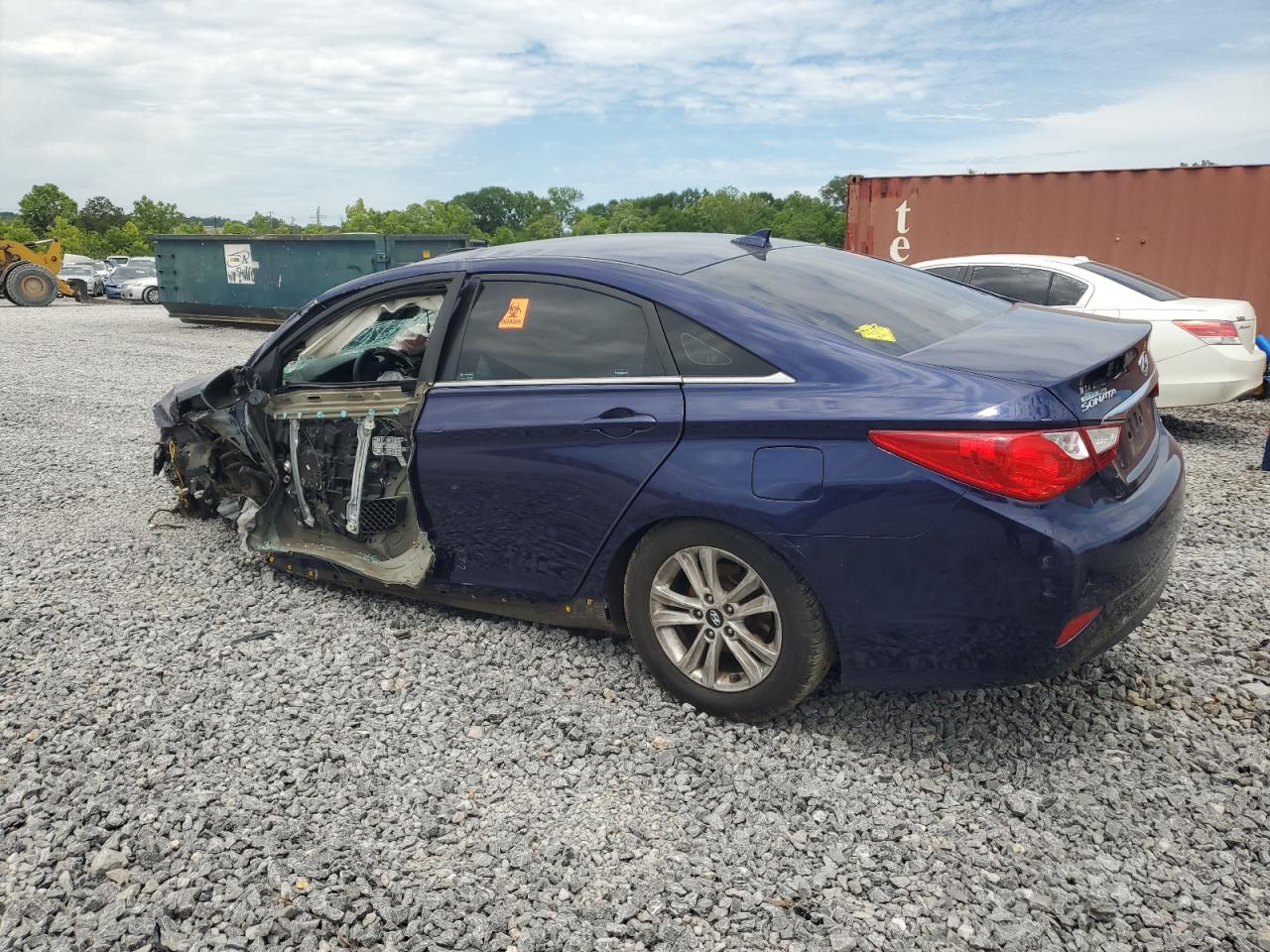 2014 Hyundai Sonata Gls Blue vin: 5NPEB4ACXEH859834