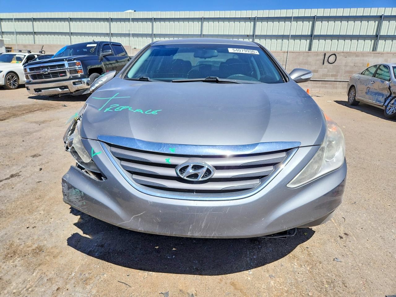 2014 Hyundai Sonata Gls Silver vin: 5NPEB4ACXEH860224