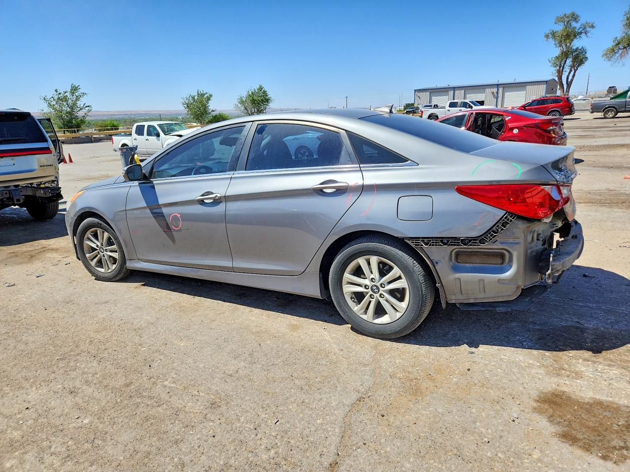 2014 Hyundai Sonata Gls Silver vin: 5NPEB4ACXEH860224