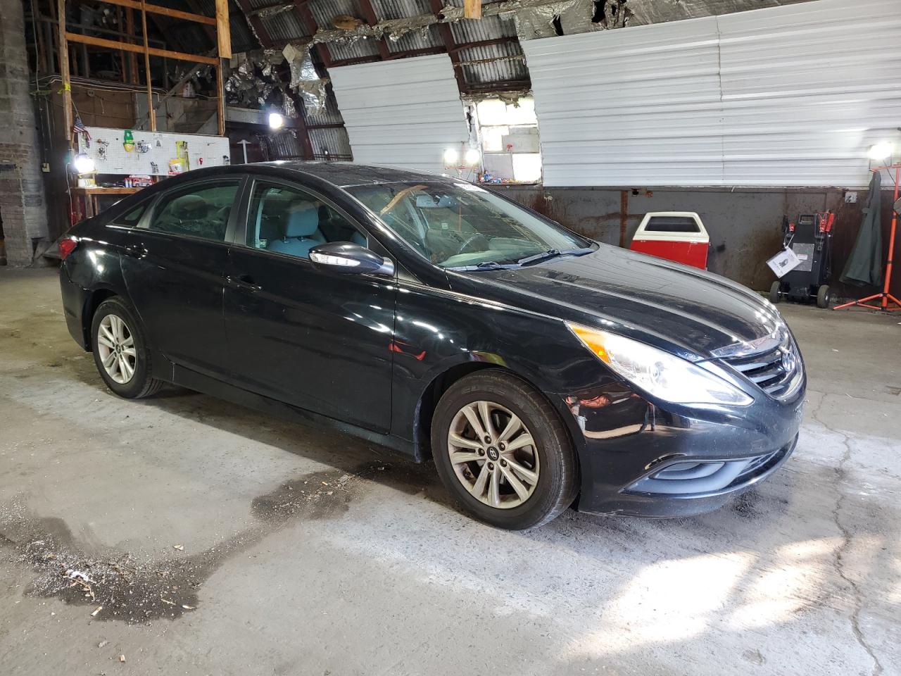 2014 Hyundai Sonata Gls Черный vin: 5NPEB4ACXEH863947